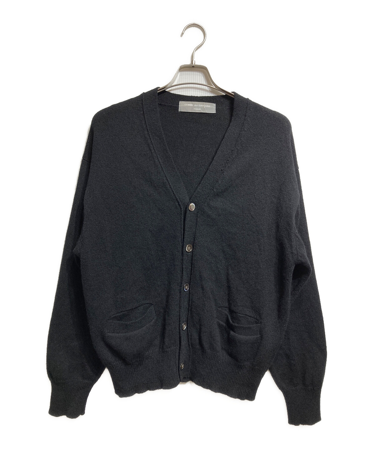 【80's】COMME des GARCONS HOMME　ウールカーディガン 中古・古着通販】COMME des GARCONS HOMME (コムデギャルソン オム