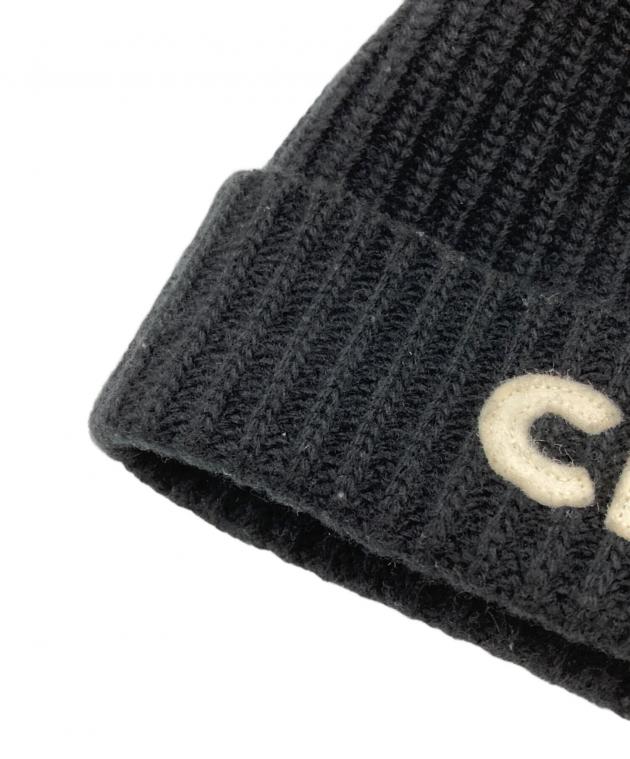 中古・古着通販】CELINE (セリーヌ) エンブロイダリーニット帽