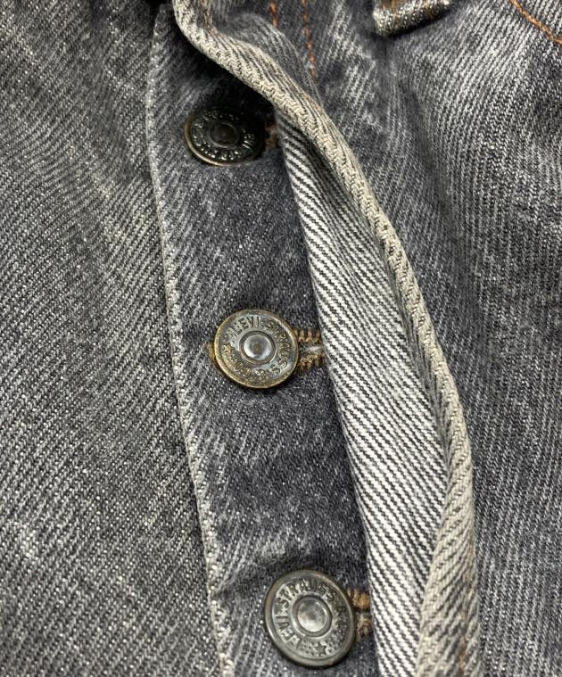 中古・古着通販】LEVI'S (リーバイス) USA製先染め501ブラックデニム