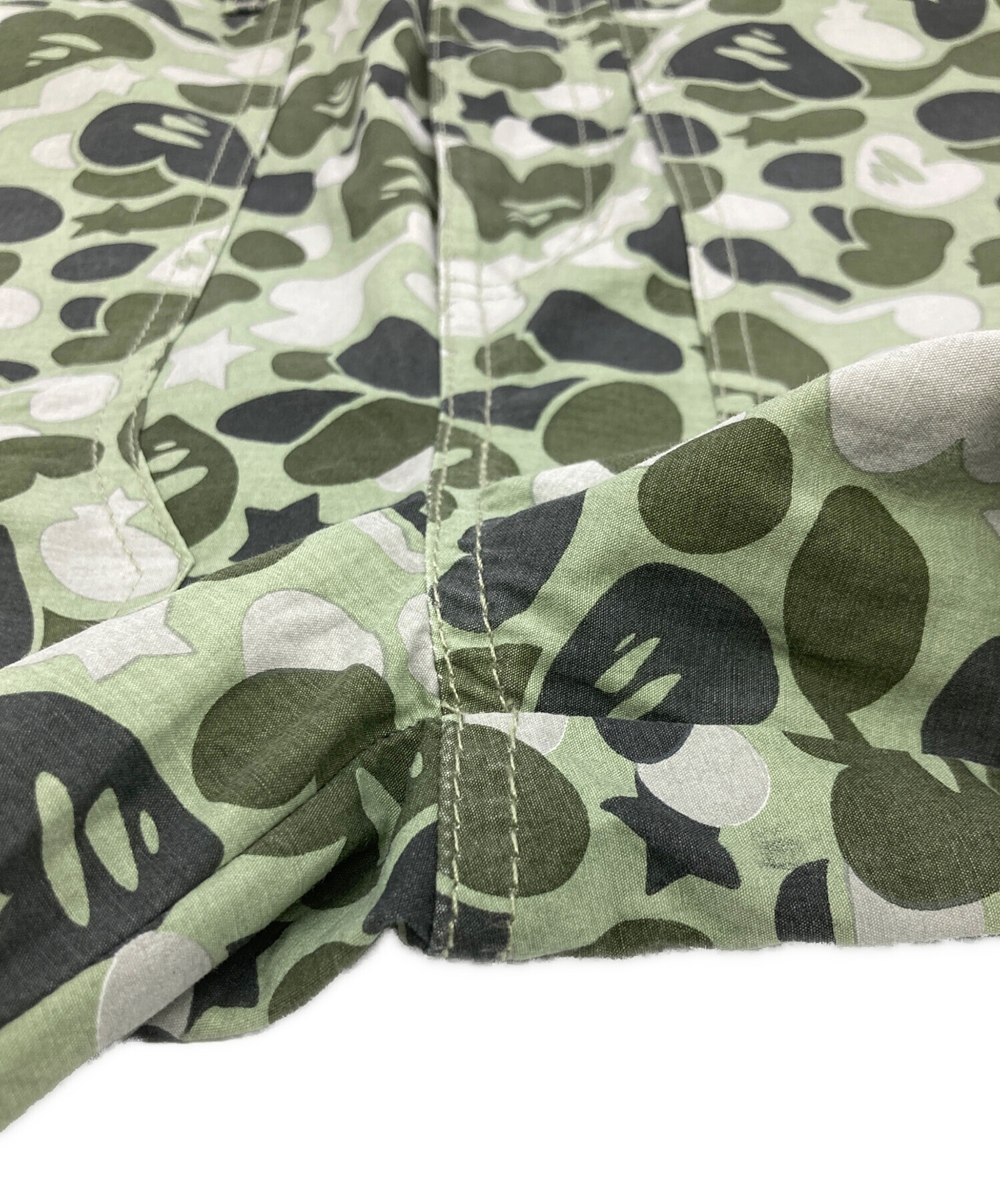 中古・古着通販】A BATHING APE (アベイシングエイプ) カモ柄ハーフ