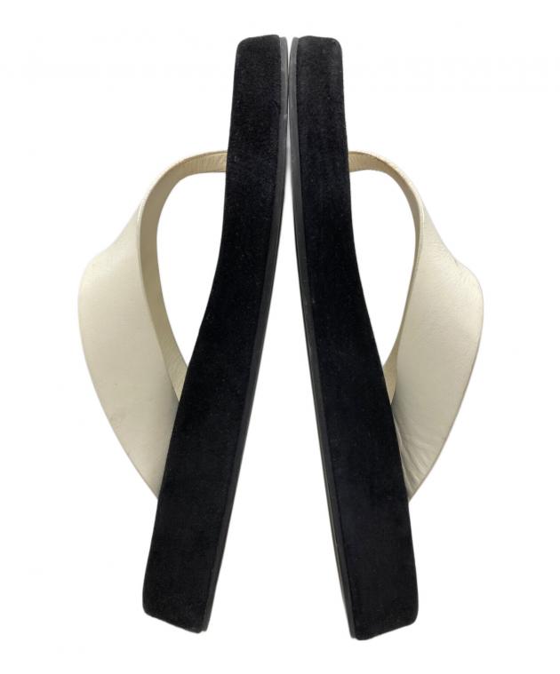 THE ROW GINZA 37 美品 中古・古着通販】THE ROW (ザ ロウ) GINZAサンダル/sandals アイボリー