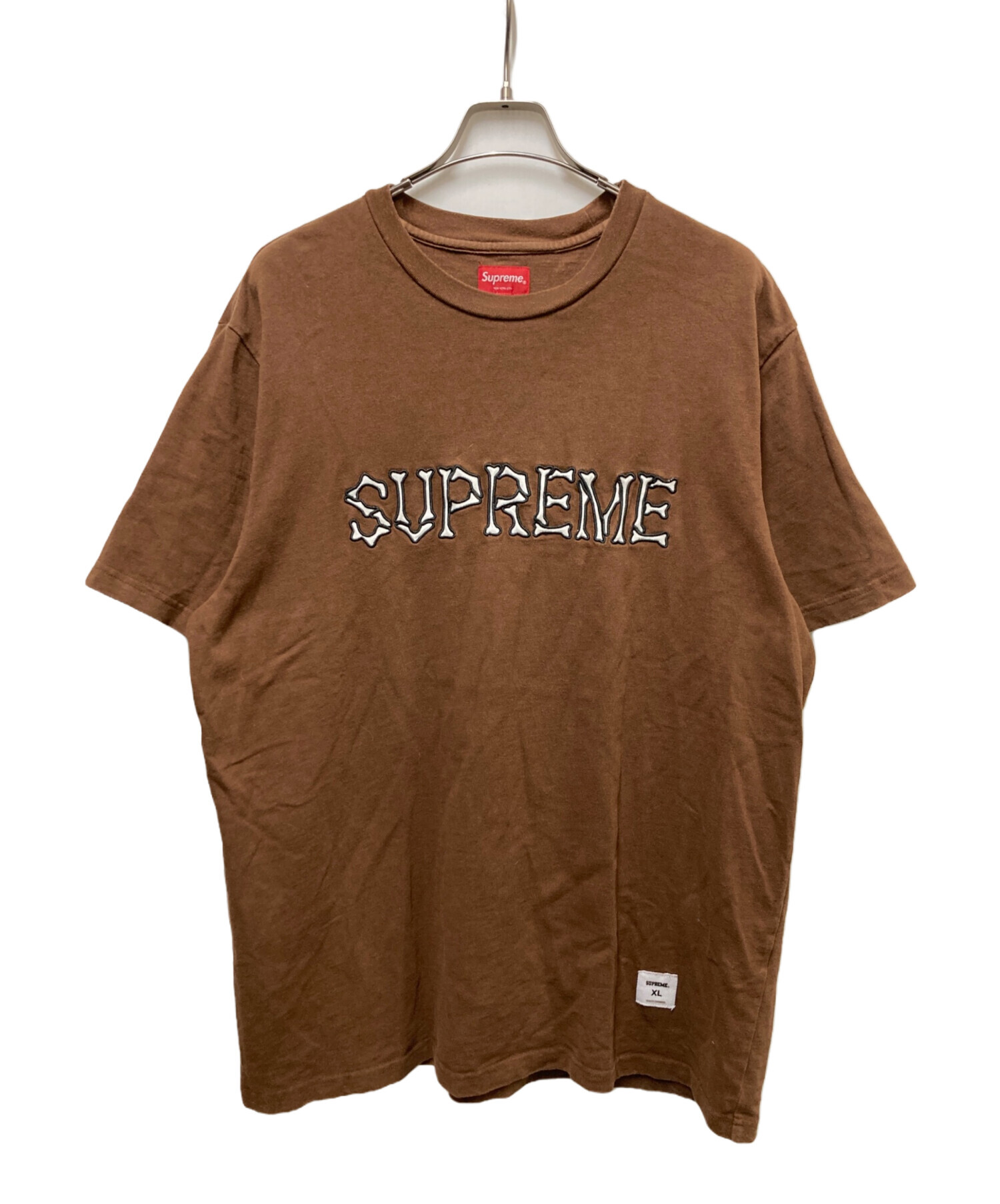 中古・古着通販】Supreme (シュプリーム) BONES S/S TOP ブラウン 