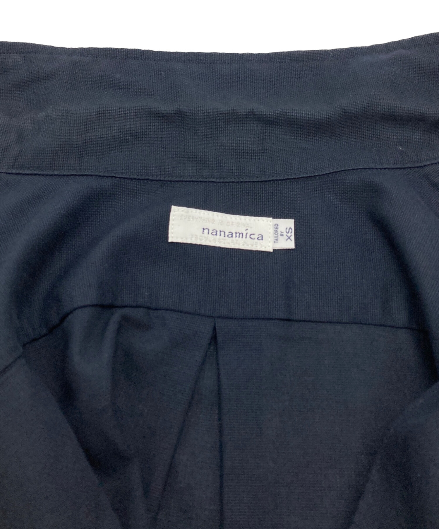 中古・古着通販】nanamica (ナナミカ) OPEN COLLAR PANAMA S/S SHIRT