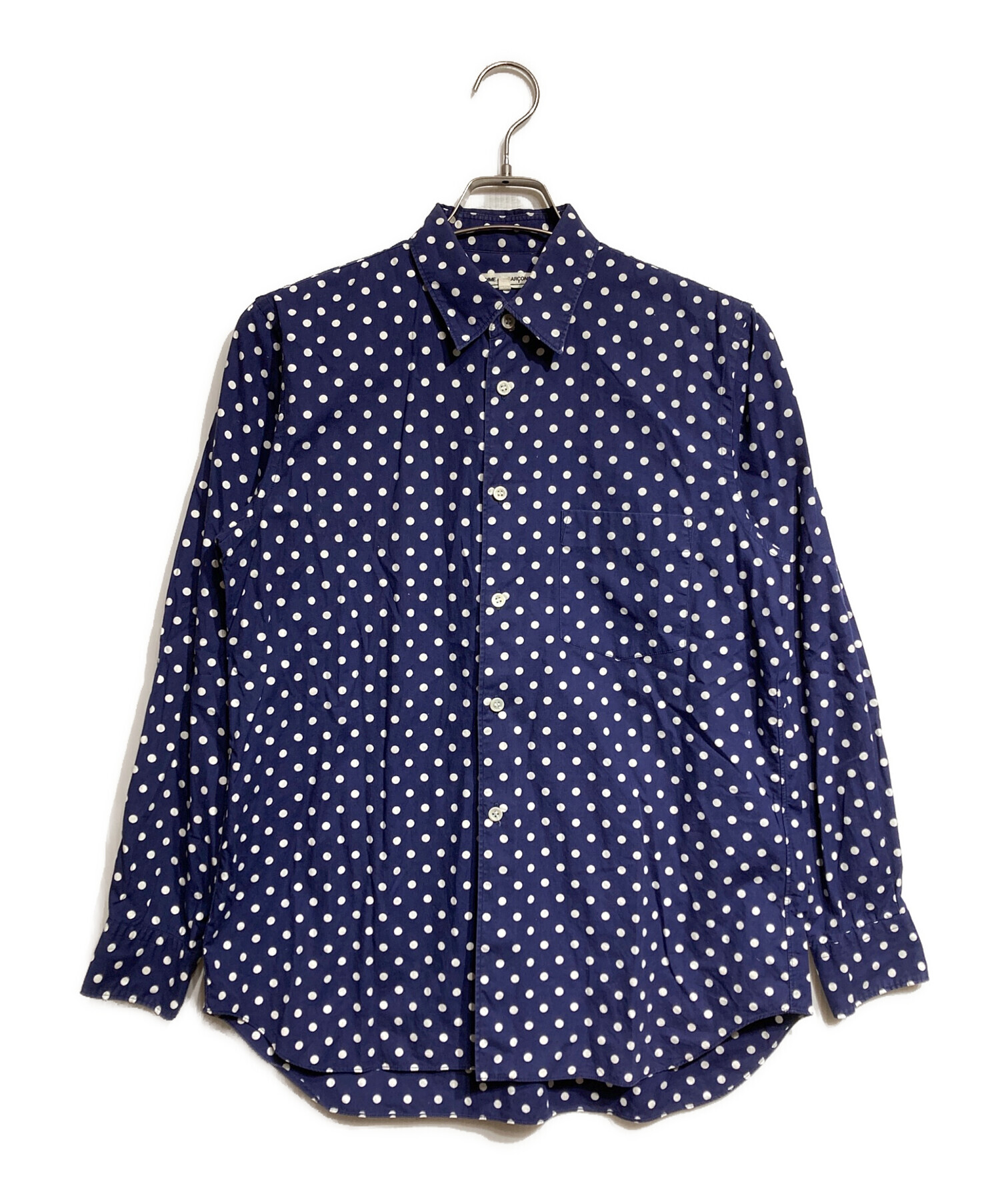 tricot COMME des GARCONS ブラウス M 紺 【古着】【中古】【送料無料】 中古・古着通販】tricot COMME des GARCONS (トリココムデギャルソン
