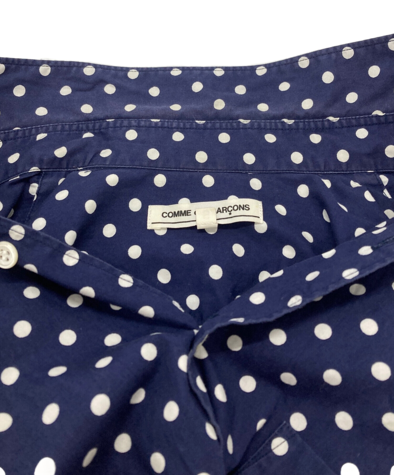 中古・古着通販】COMME des GARCONS (コムデギャルソン) ドットシャツ