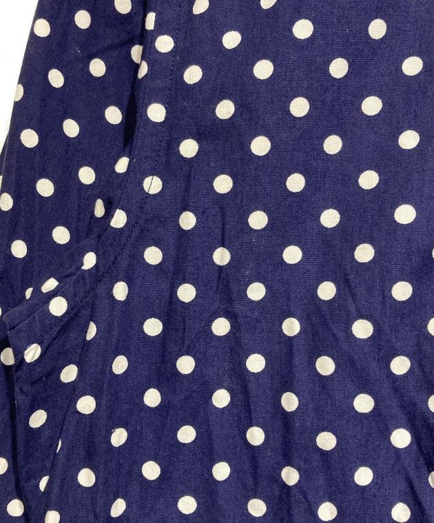 COMME des GARCONS ドット柄 長袖シャツ 紫青 S 中古・古着通販】COMME des GARCONS (コムデギャルソン) ドットシャツ