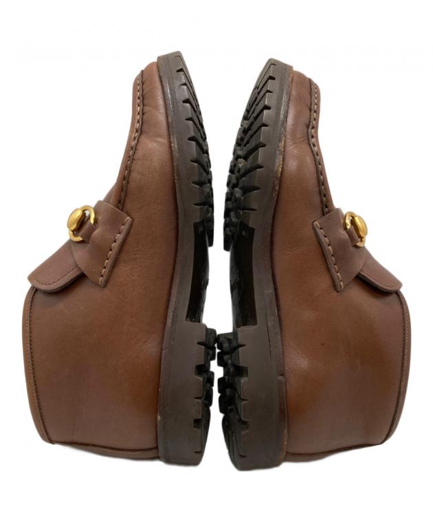 中古・古着通販】GUCCI (グッチ) ホースビットチャッカブーツ/horsebit