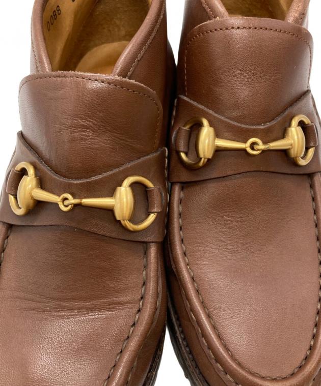 中古・古着通販】GUCCI (グッチ) ホースビットチャッカブーツ/horsebit