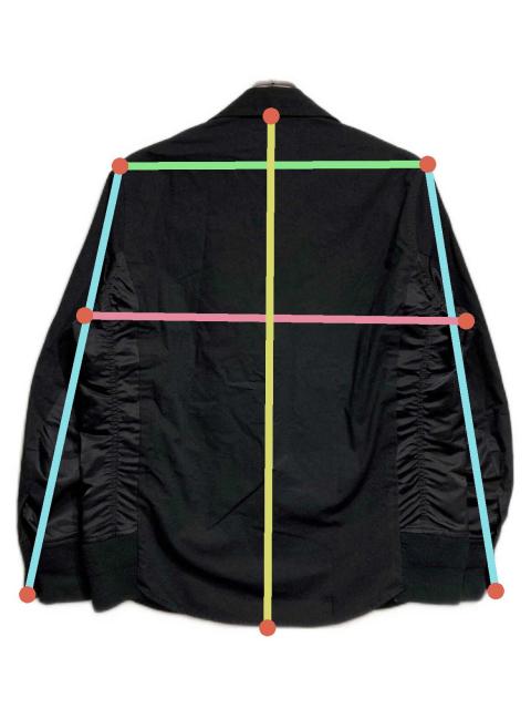 中古・古着通販】sacai (サカイ) Cotton Oxford x Nylon Twill Shirt