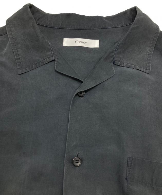中古・古着通販】Cornier (コルニエ) オープンカラーシルクシャツ/Silk