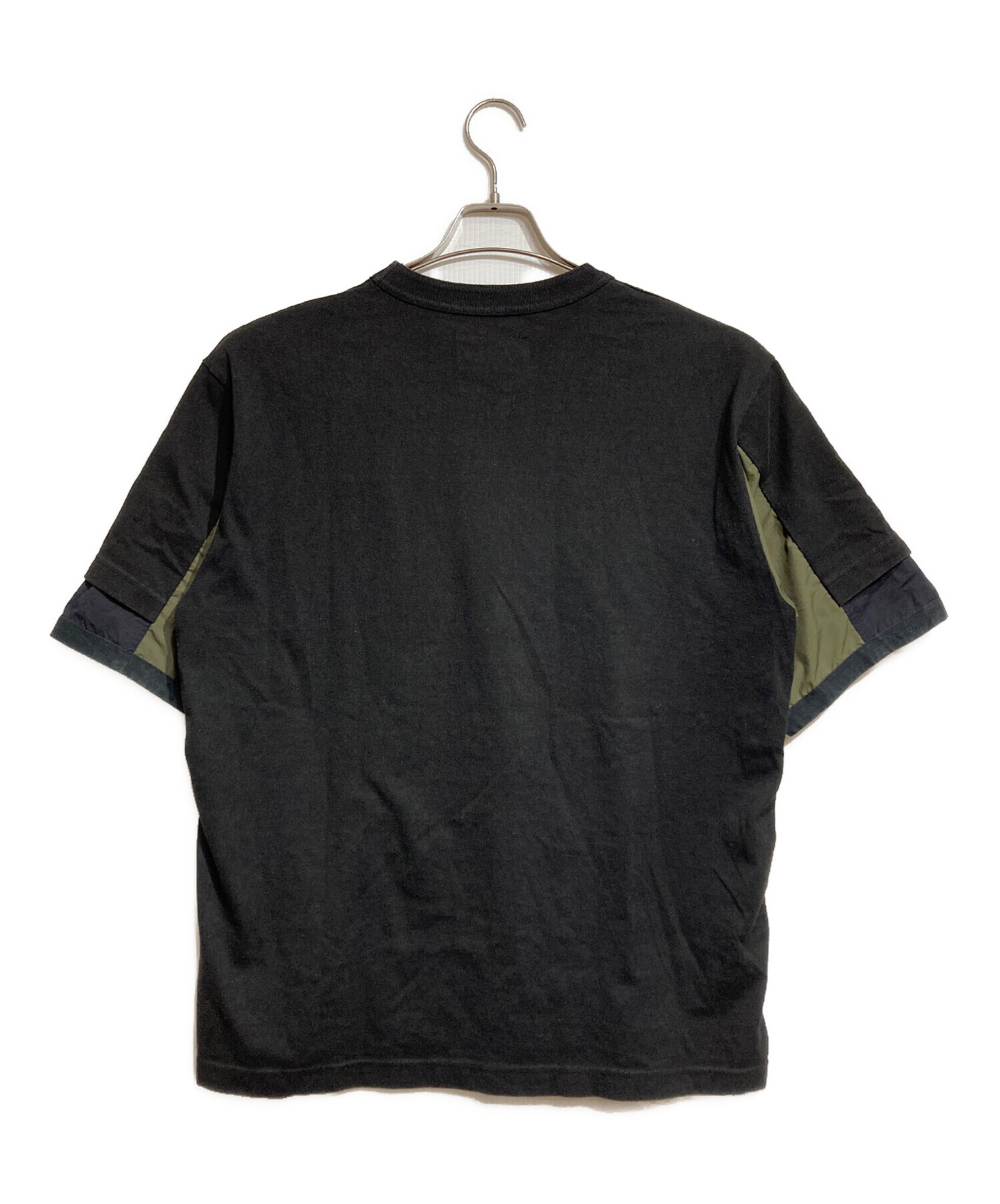 中古・古着通販】sacai (サカイ) 切替カットソー/Mixed-material top