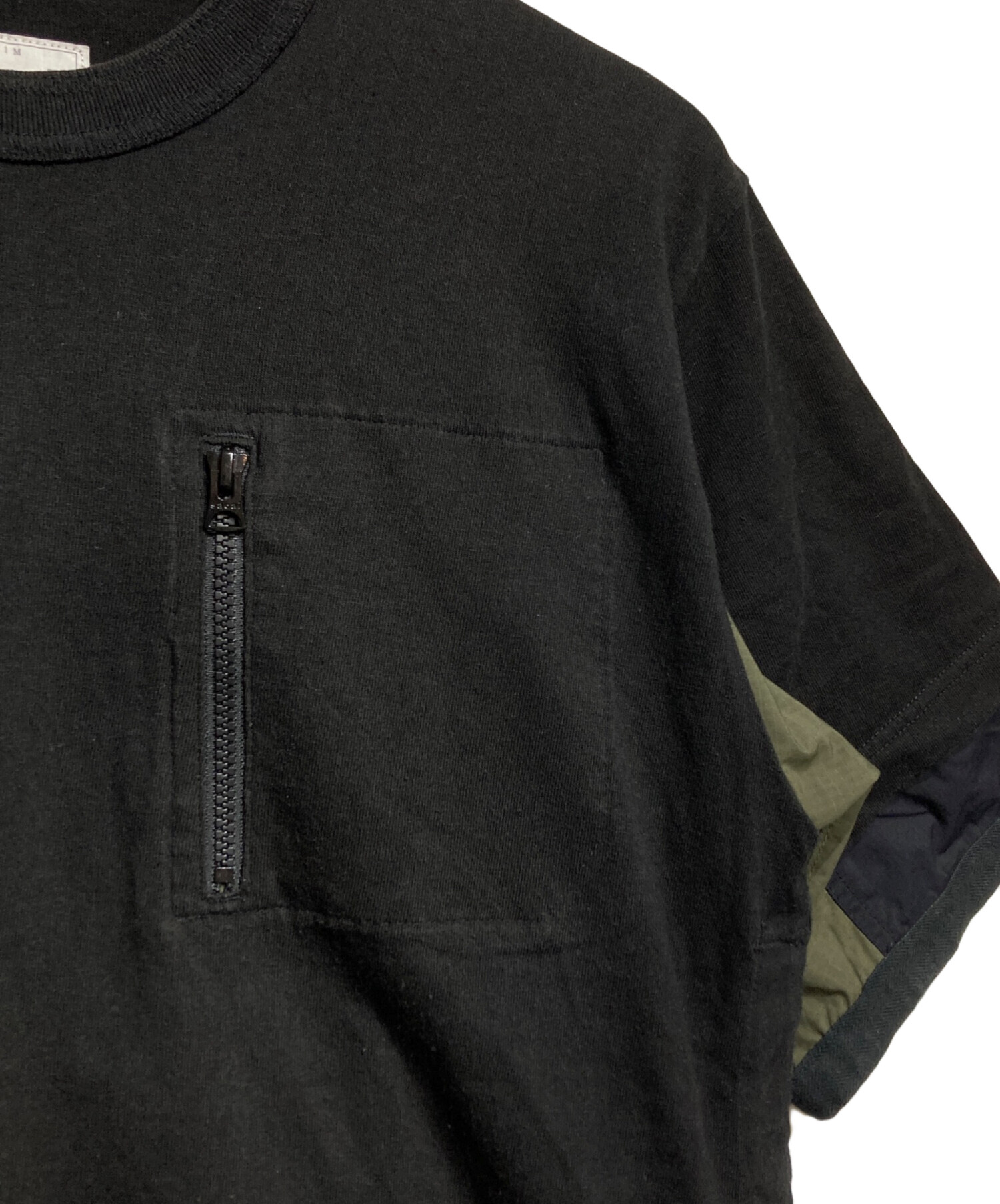 【sacai】切り替え カットソー 中古・古着通販】sacai (サカイ) 切替カットソー/Mixed-material top