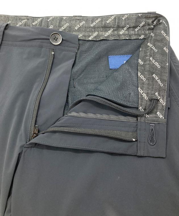 専用SOLIDO ソリード ストレッチ素材 セットアップ 02/M美品タトラス社 中古・古着通販】SOLIDO (ソリド) ストレッチ2Bセットアップ ブラック