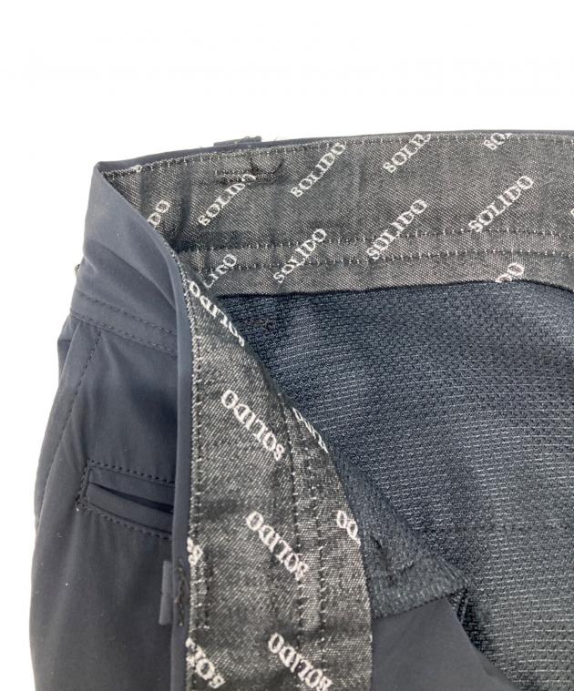 中古・古着通販】SOLIDO (ソリド) ストレッチ2Bセットアップ ブラック