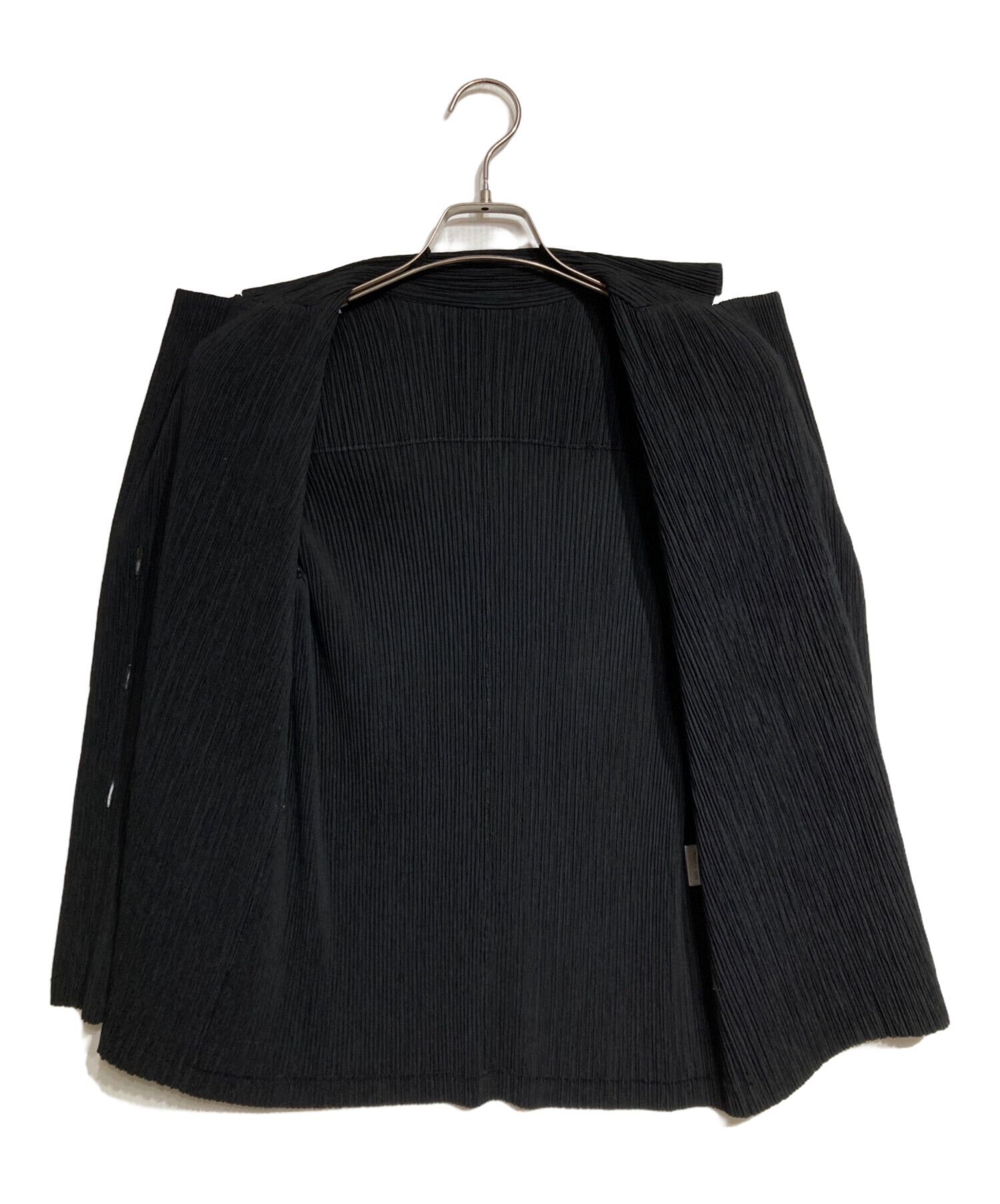 良品 me ISSEY MIYAKE ミー イッセイミヤケ プリーツ ボレロジャケット ブラック レディース 古着 中古 USED ISSEY MIYAKE - イッセイミヤケ プリーツ ワンピース レディース 2