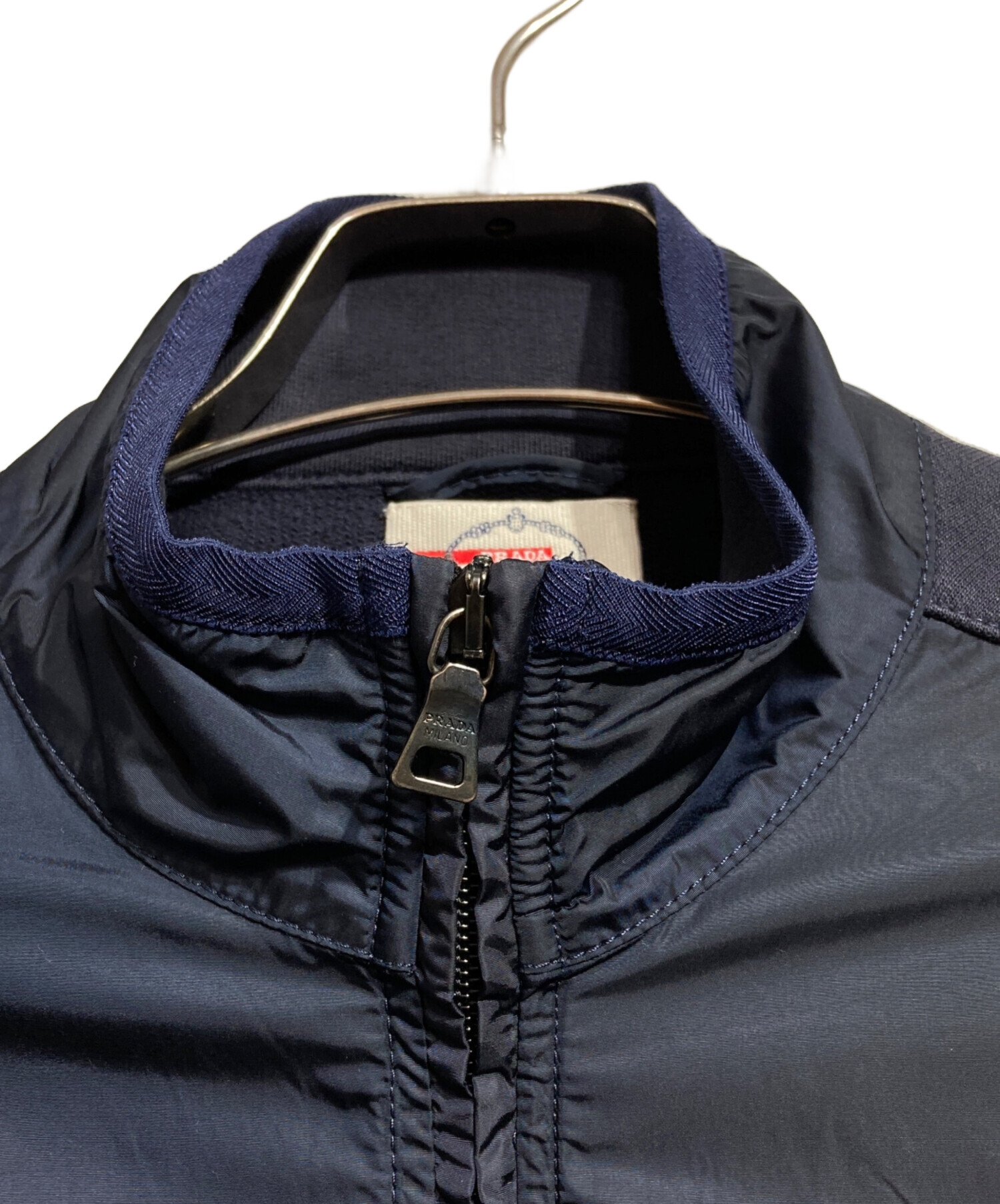 中古・古着通販】PRADA (プラダ) ナイロン×スウェット切替トラック