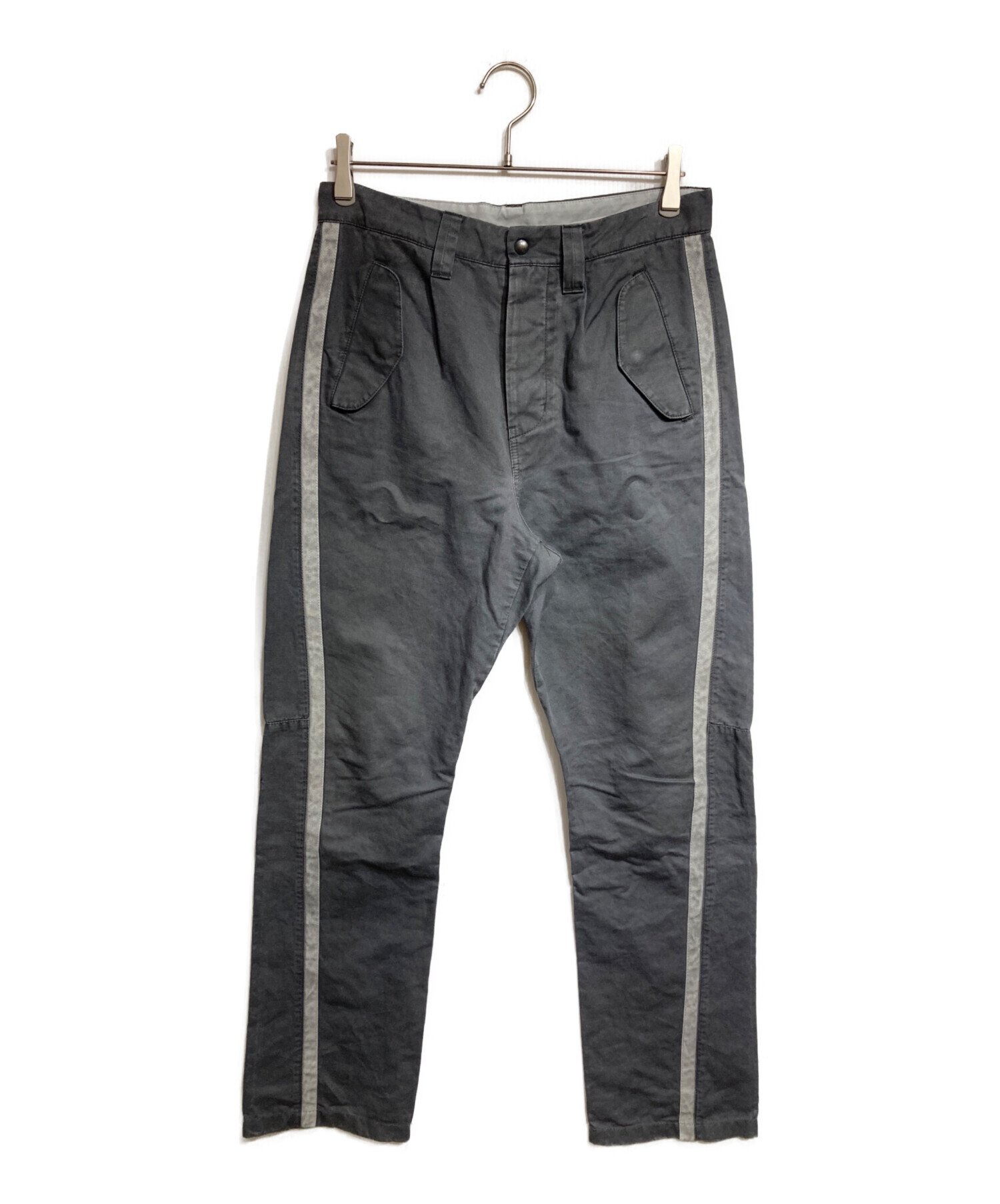 パンツ GIORGIO ARMANI side line slacks black 中古・古着通販】EMPORIO ARMANI (エンポリオ アルマーニ) サイド