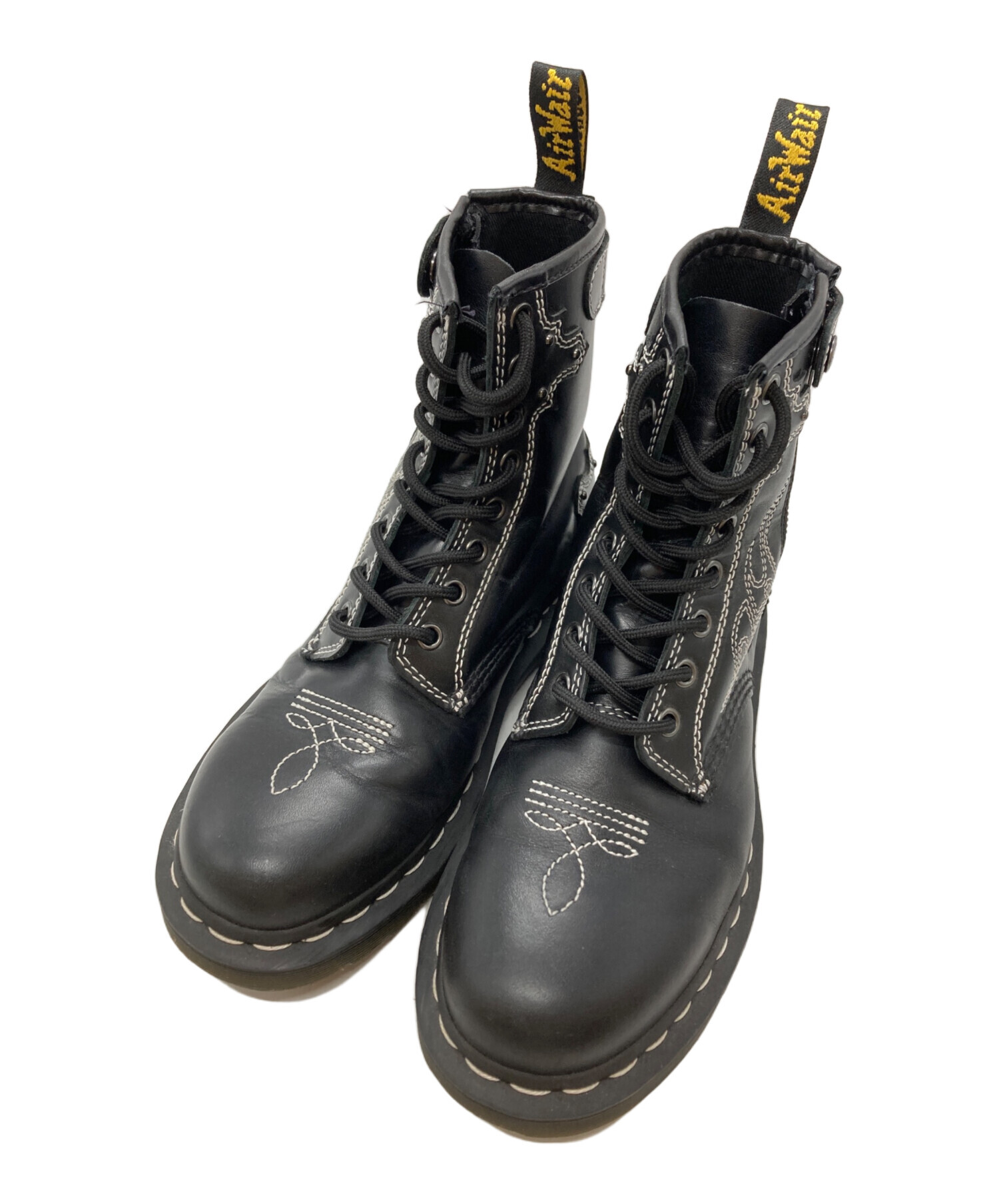 新品 箱タグ付 Dr.Martens ISHAM Archive 刺繍 黒 中古・古着通販】Dr.Martens (ドクターマーチン) ウエスタン刺繍8