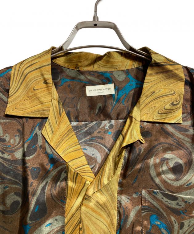 シャツ dries van noten marble shirt 中古・古着通販】DRIES VAN NOTEN (ドリスヴァンノッテン) マーブル