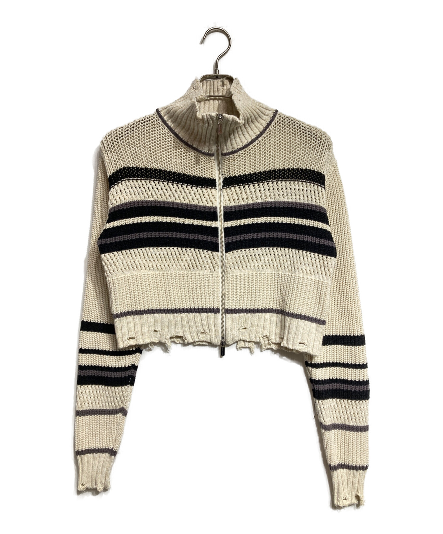 中古・古着通販】MAISON SPECIAL (メゾンスペシャル) Front Zip Mesh