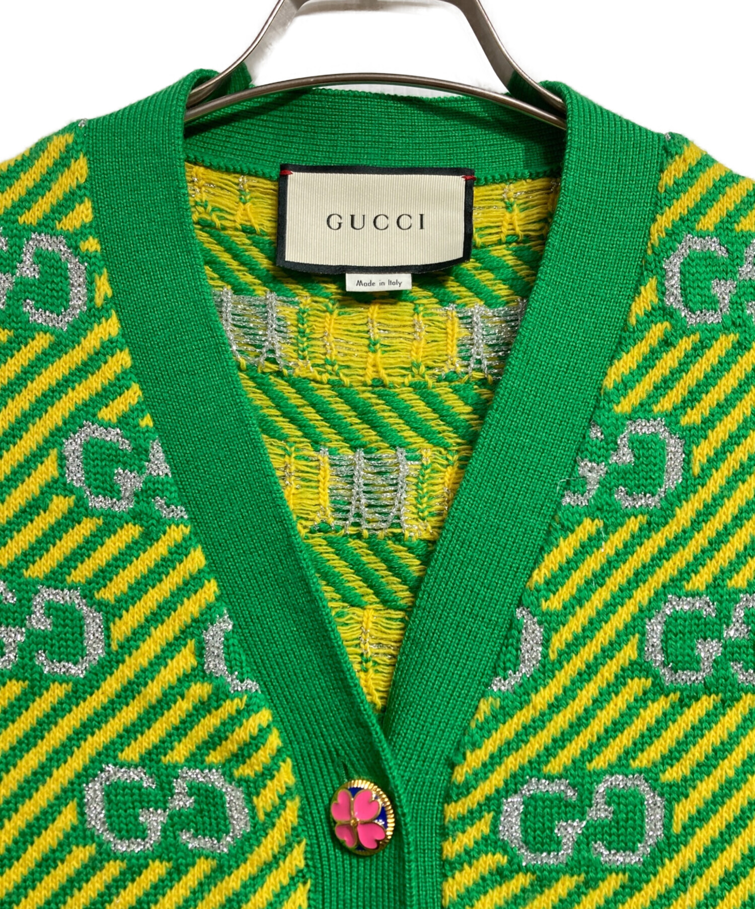 中古・古着通販】GUCCI (グッチ) GGストライプジャガードベスト
