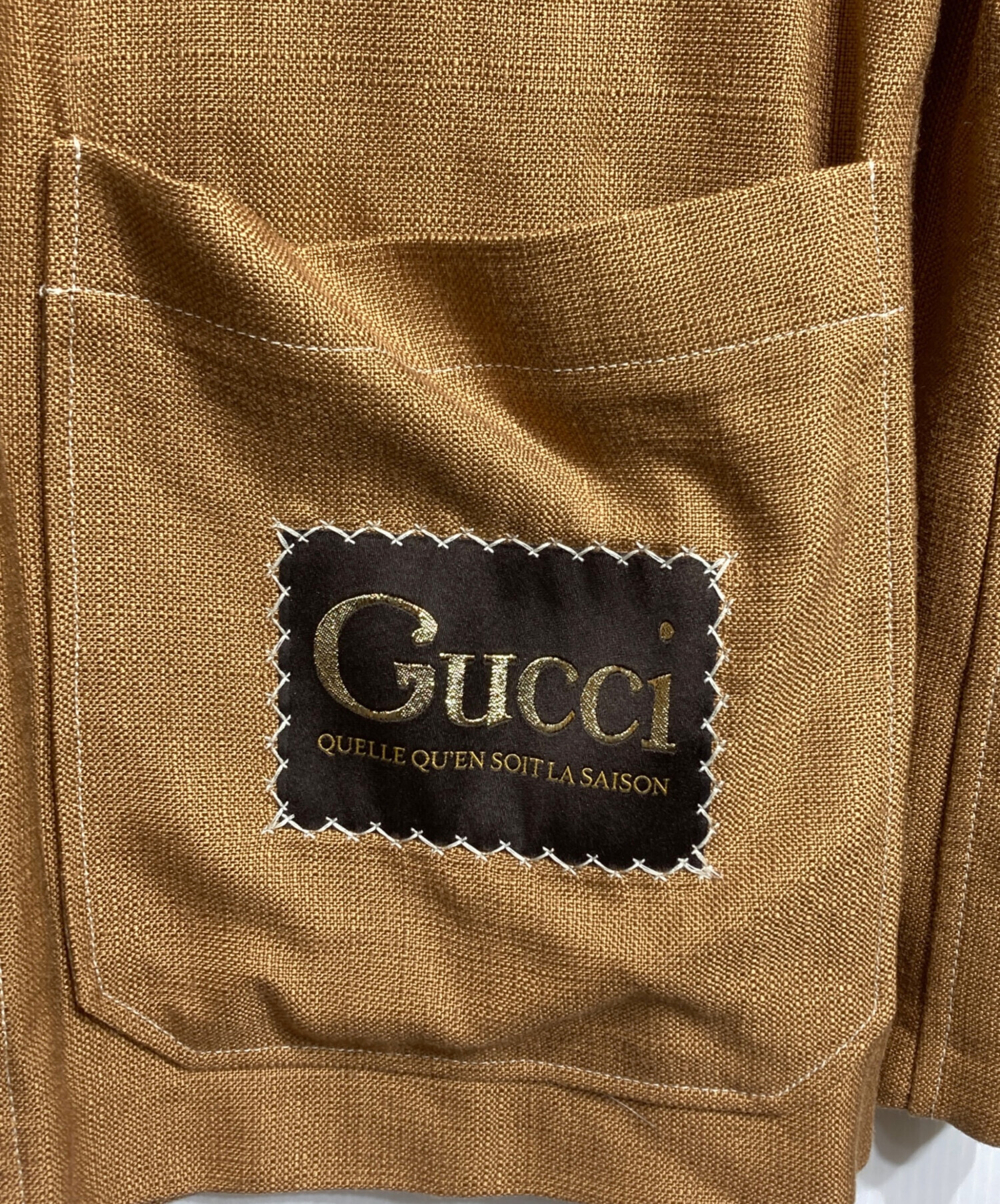 中古・古着通販】GUCCI (グッチ) ビスコースシャツジャケット/Viscose