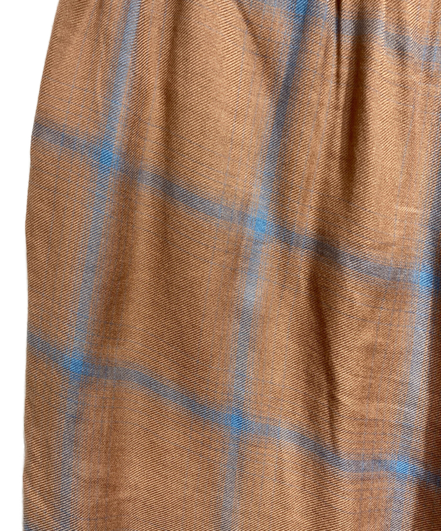 中古・古着通販】YOKE (ヨーク) RAYON WOOL OMBRE PLAID EASY PANTS