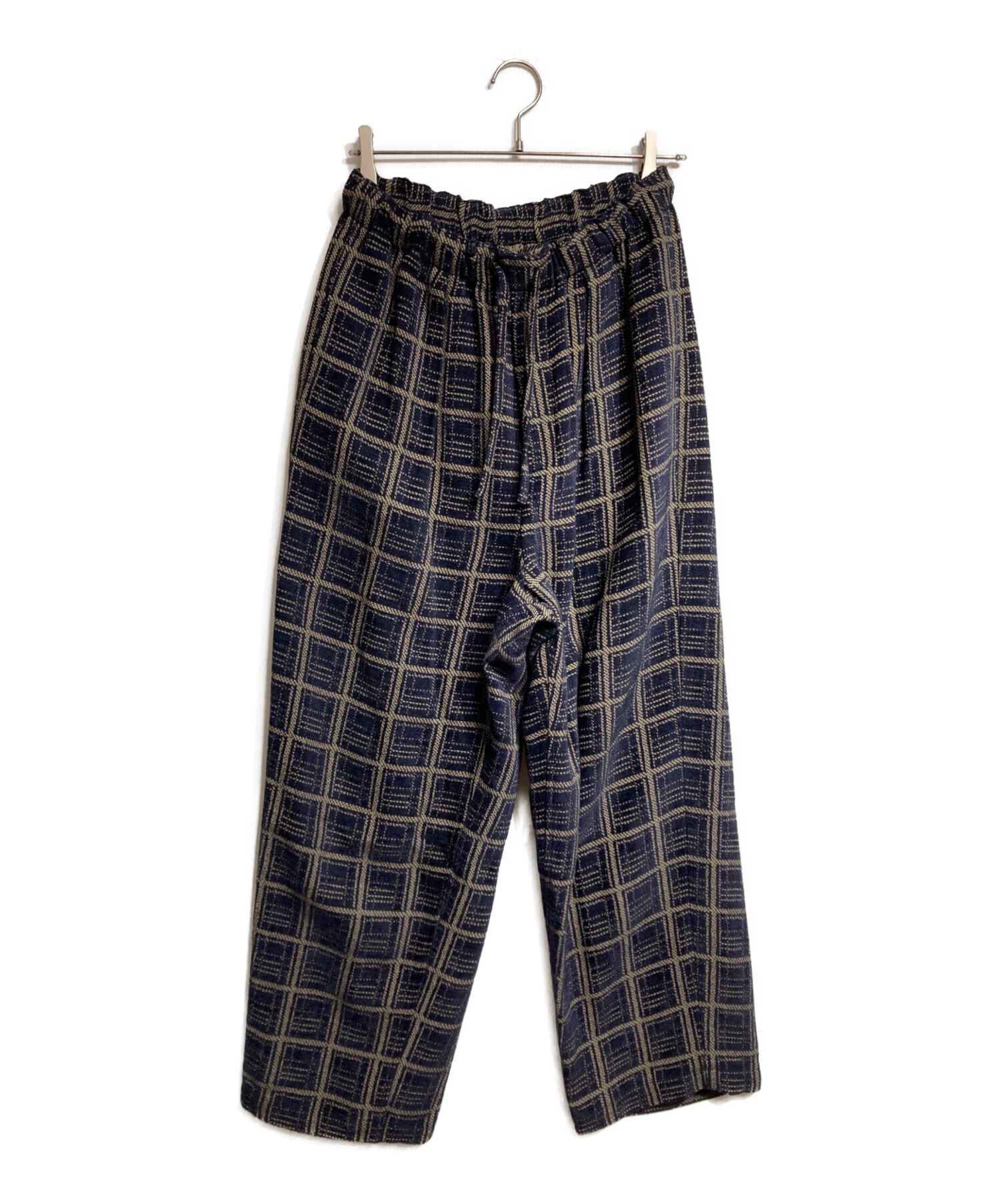中古・古着通販】YOKE (ヨーク) JACQUARD PLAID EASY PANTS/ジャカード 