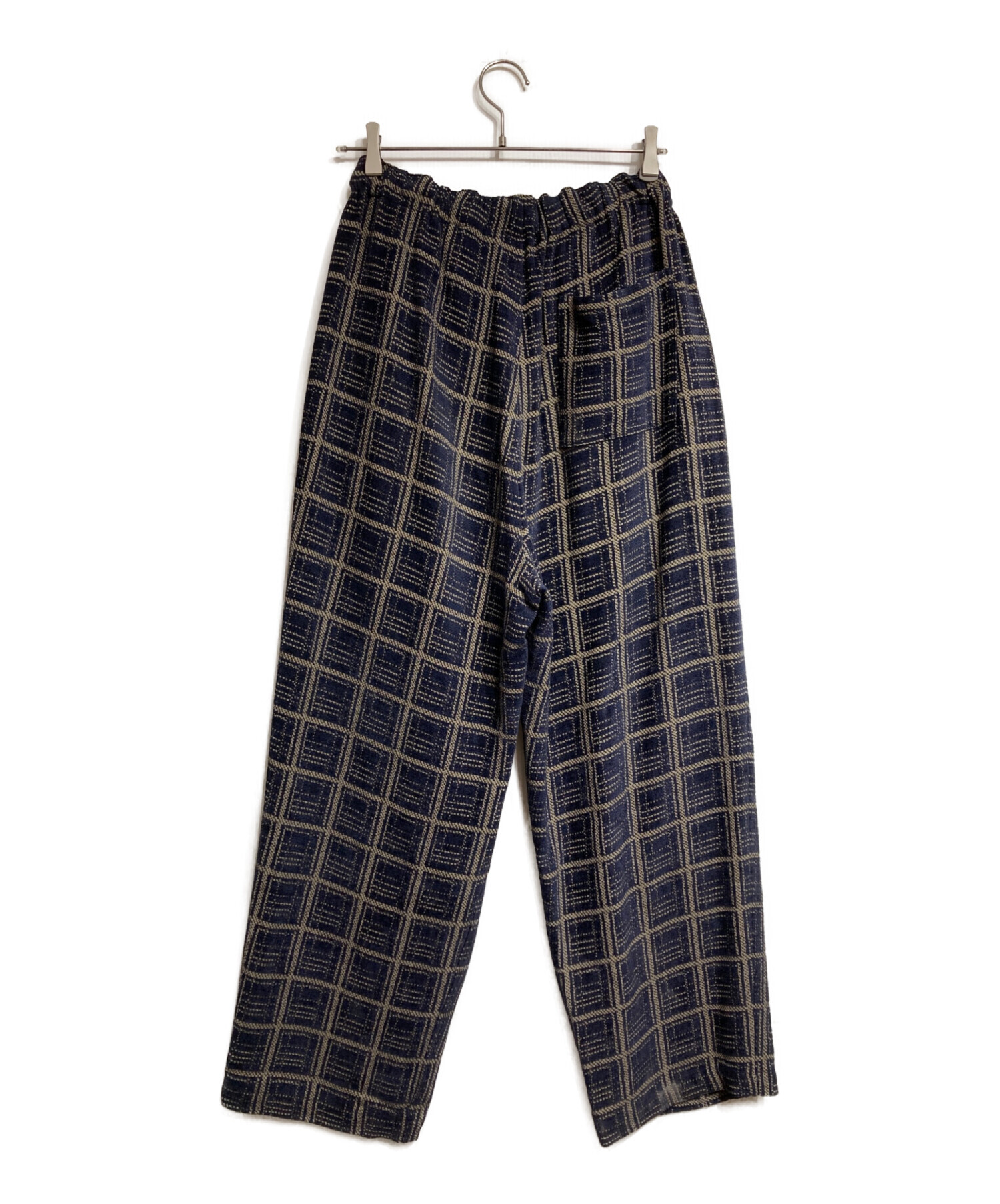 中古・古着通販】YOKE (ヨーク) JACQUARD PLAID EASY PANTS/ジャカード
