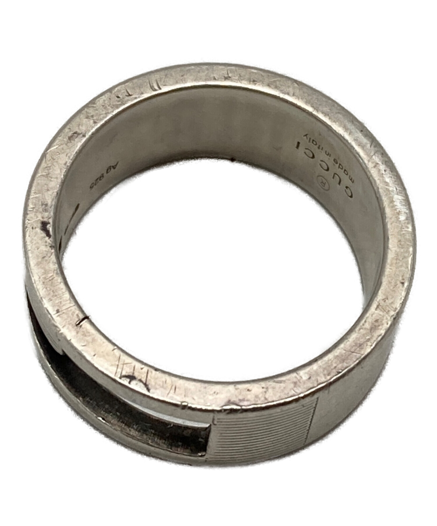 中古・古着通販】GUCCI (グッチ) ブランデッドG リング/Branded G ring