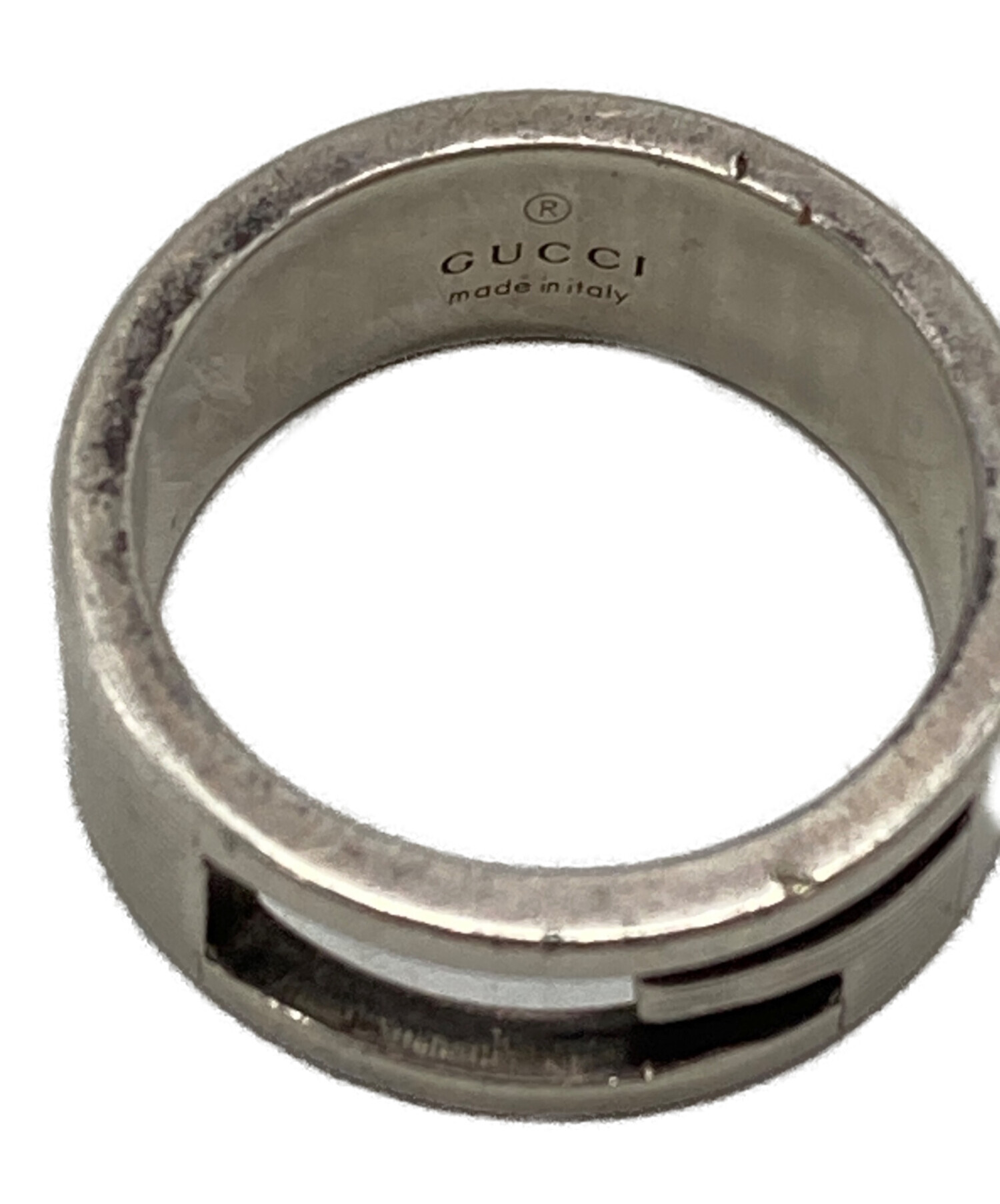 中古・古着通販】GUCCI (グッチ) ブランデッドG リング/Branded G ring