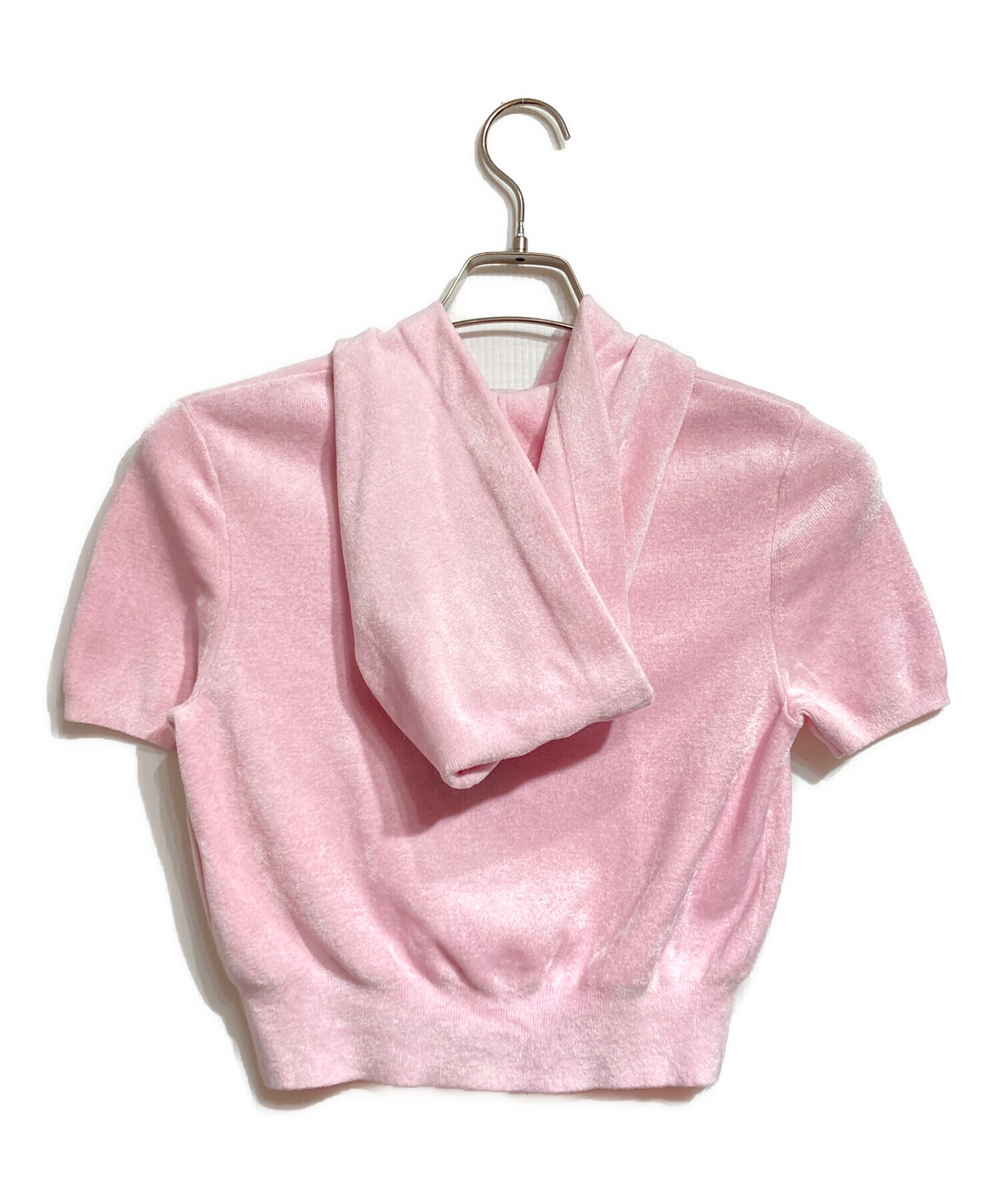 【アレキサンダーワン】トップス　ジアちゃん着用　ピンク　ロゴ 中古・古着通販】ALEXANDER WANG.T (アレキサンダーワンティー) S/S