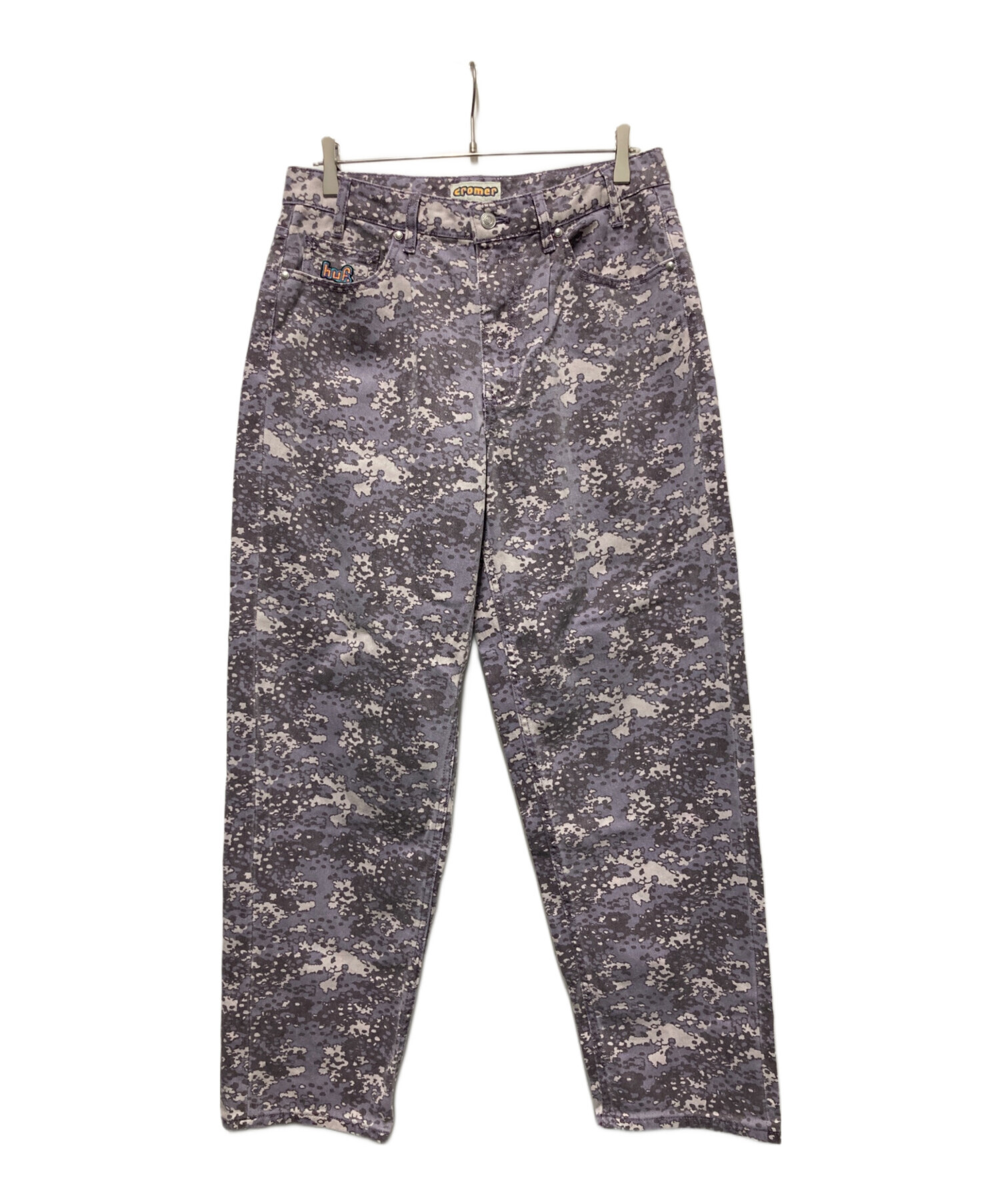 中古・古着通販】HUF (ハフ) cromer camo pant パープル サイズ:32 