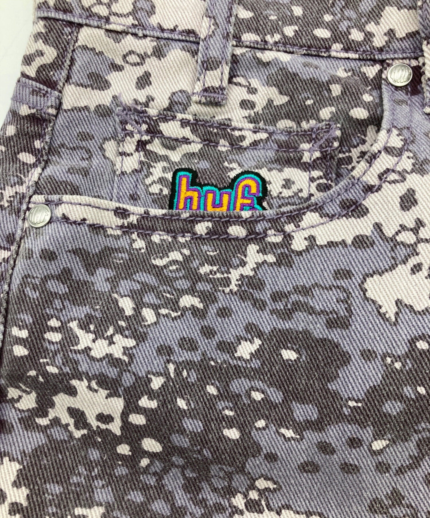 中古・古着通販】HUF (ハフ) cromer camo pant パープル サイズ:32 