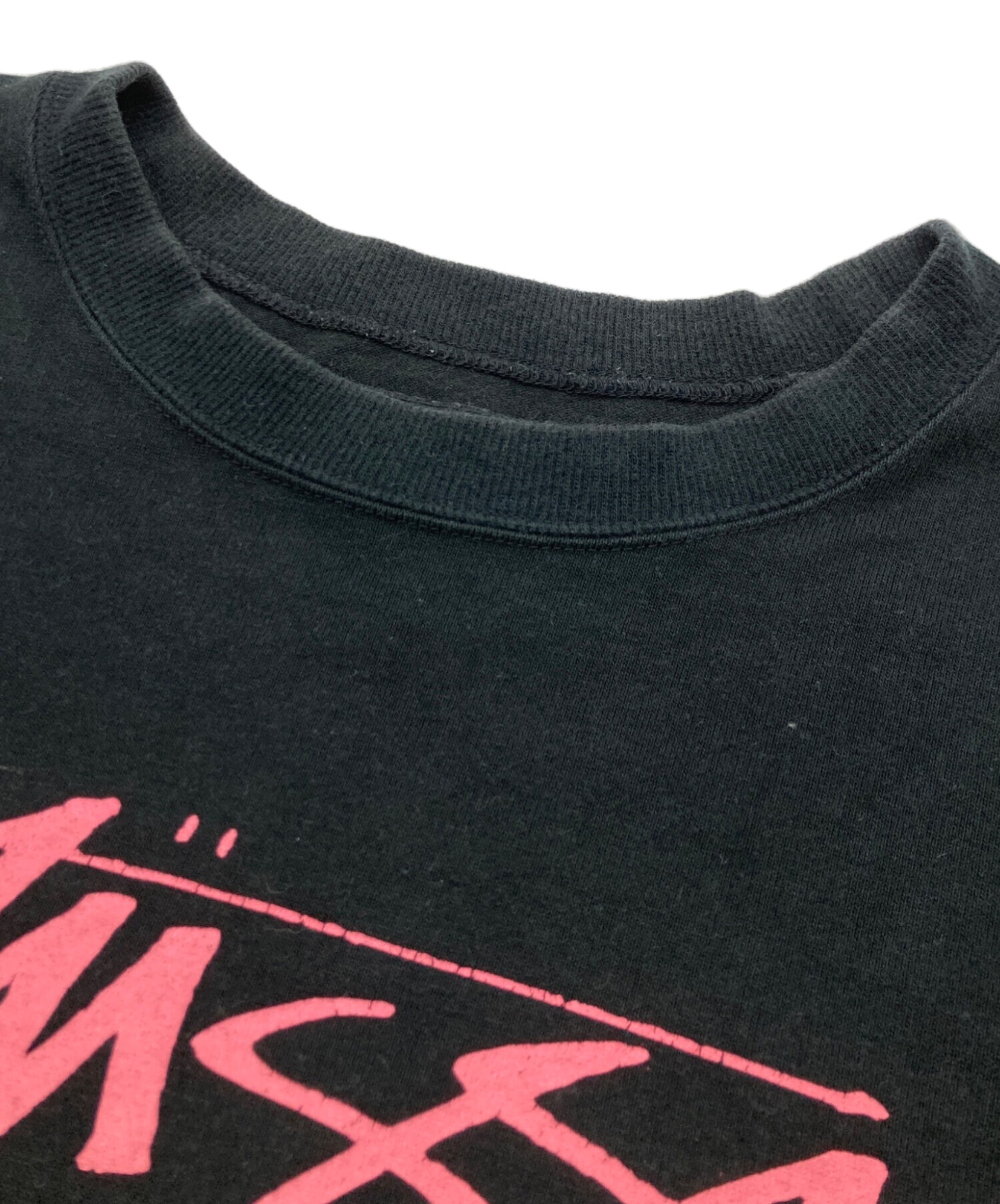 中古・古着通販】stussy (ステューシー) ロゴスウェット ブラック