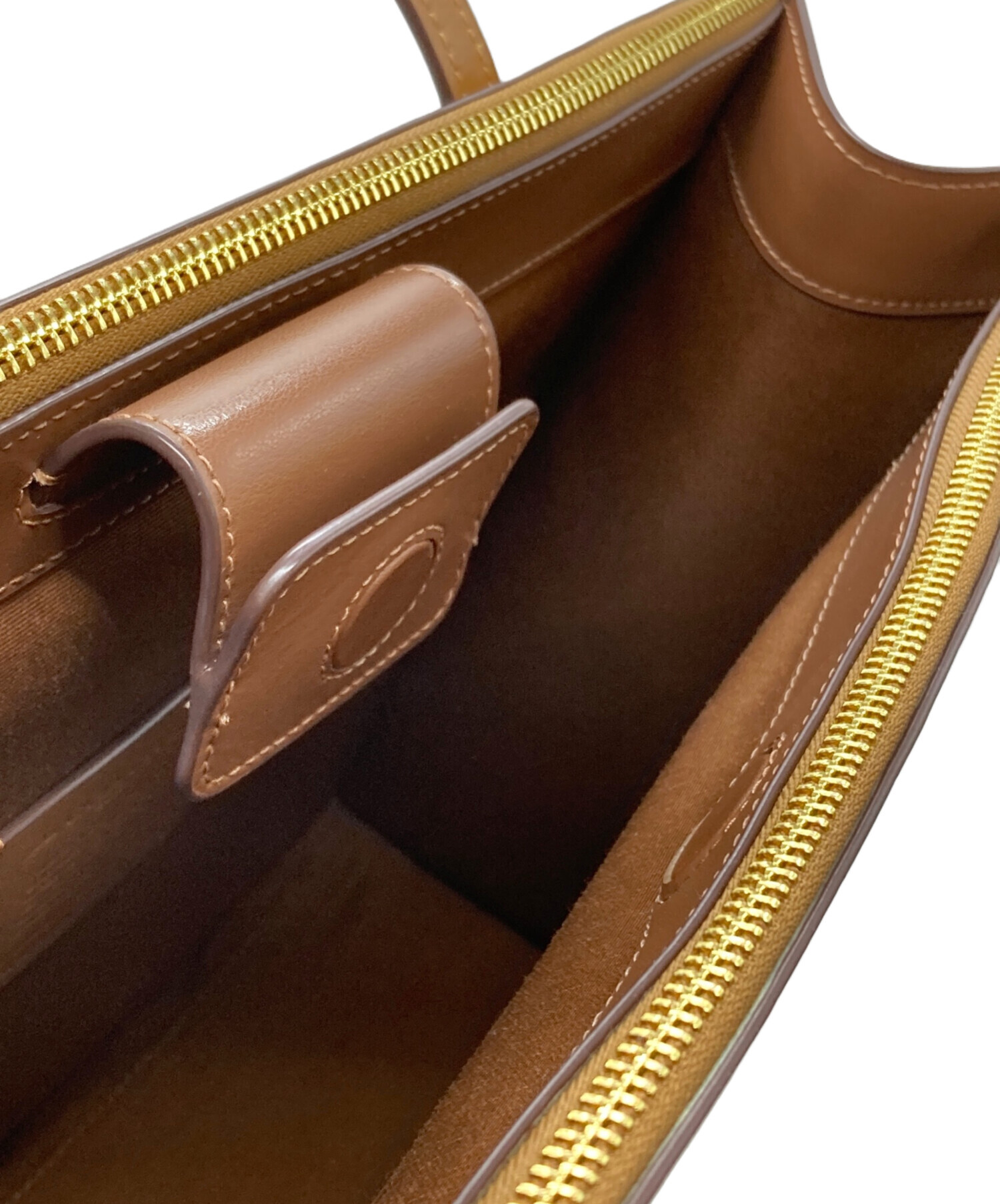✨未使用級✨　coach トートバッグ　レザー　ブラウン　茶　ゴールド金具 中古・古着通販】COACH (コーチ) レザートートバッグ/Leather tote bag