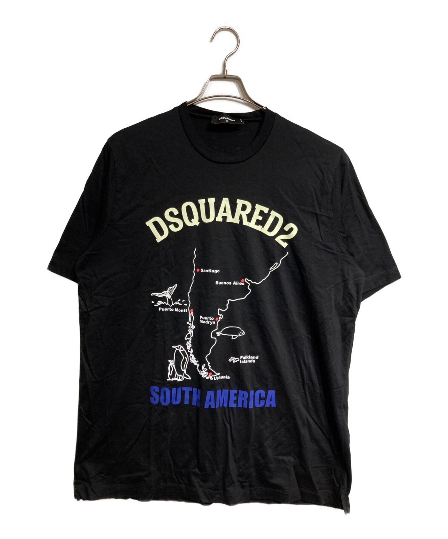 中古・古着通販】DSQUARED2 (ディースクエアード) プリントTシャツ 