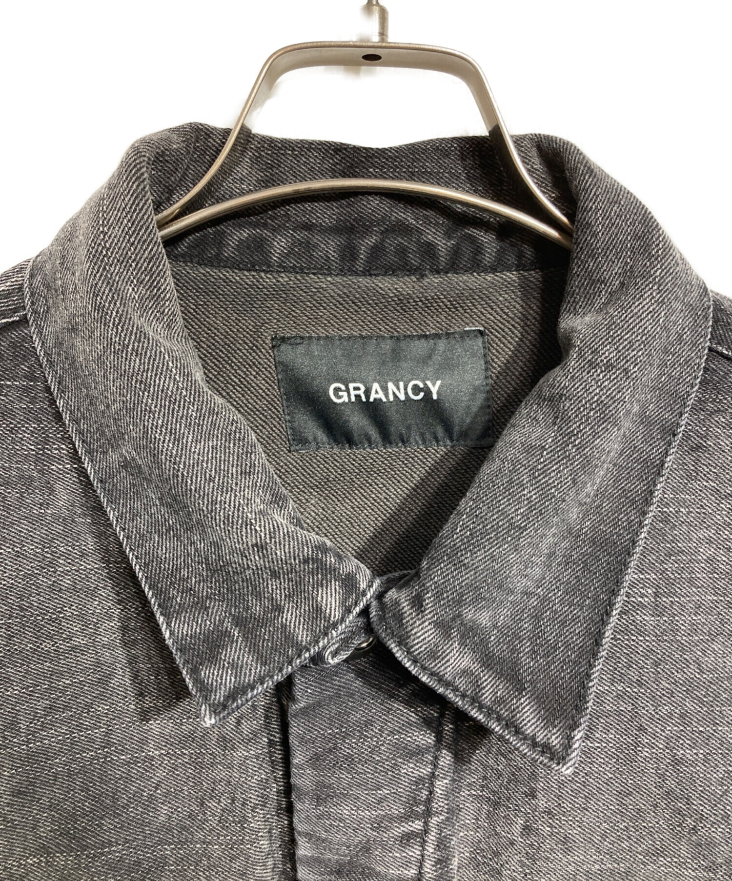 中古・古着通販】GRANCY (グランシー) Sweat Docking Design Damage