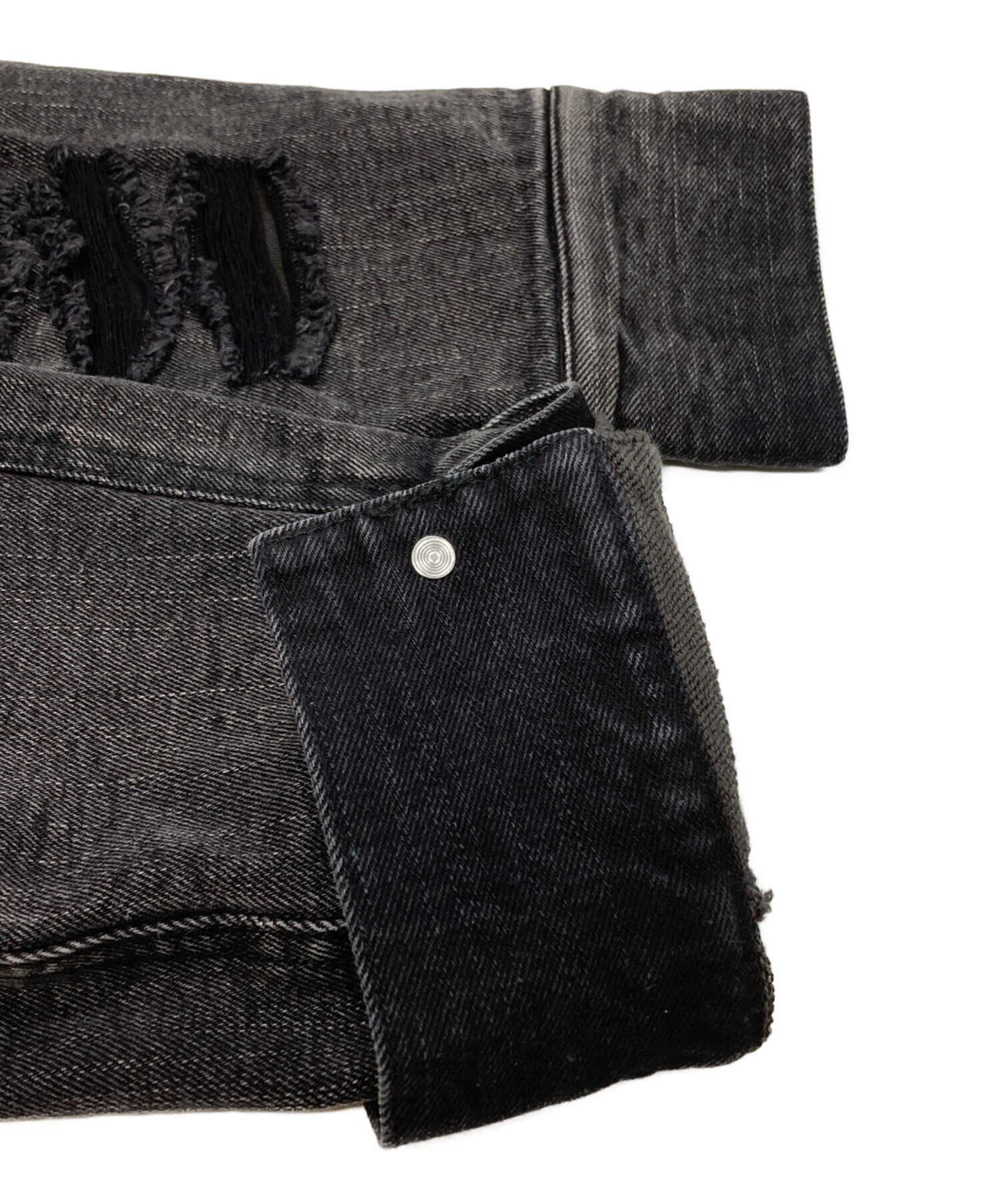 中古・古着通販】GRANCY (グランシー) Sweat Docking Design Damage