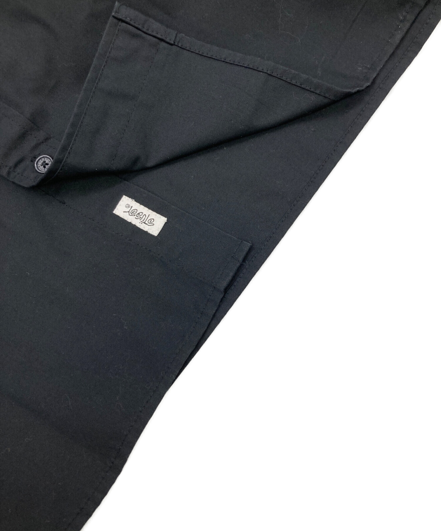 中古・古着通販】stussy (ステューシー) S/Sワークシャツ ブラック