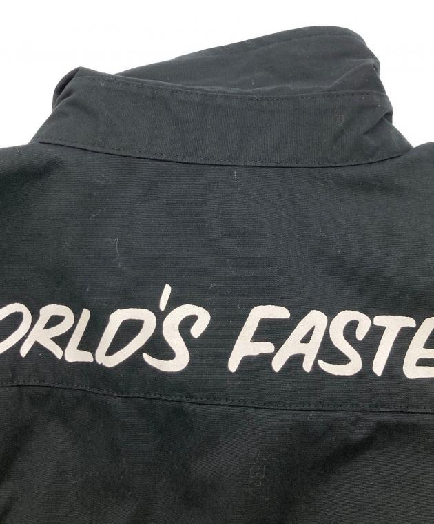 中古・古着通販】stussy (ステューシー) S/Sワークシャツ ブラック