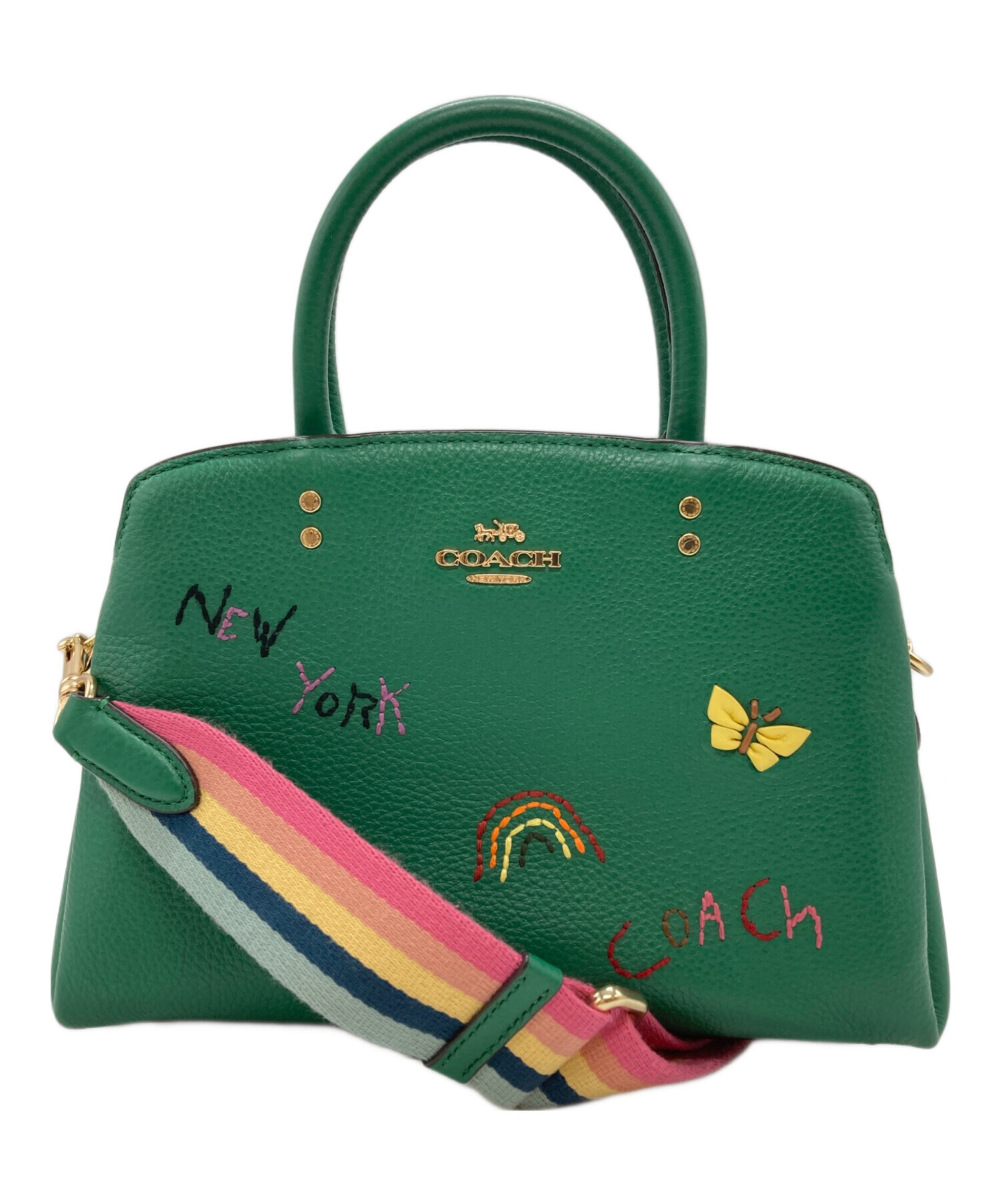 中古・古着通販】COACH (コーチ) ミニリリーハンドバッグ/Mini Lily