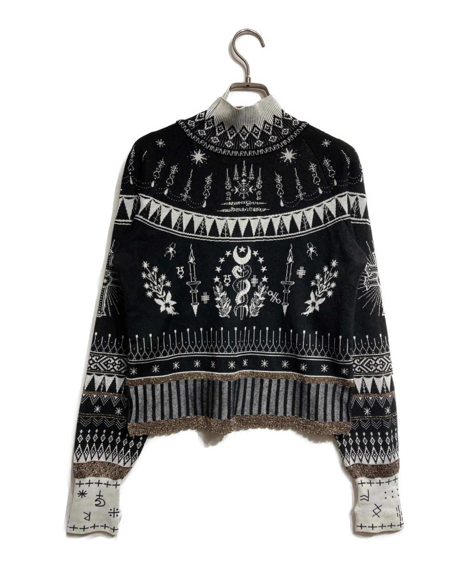 中古・古着通販】rurumu (ルルムウ) tribal tattoo knit tops