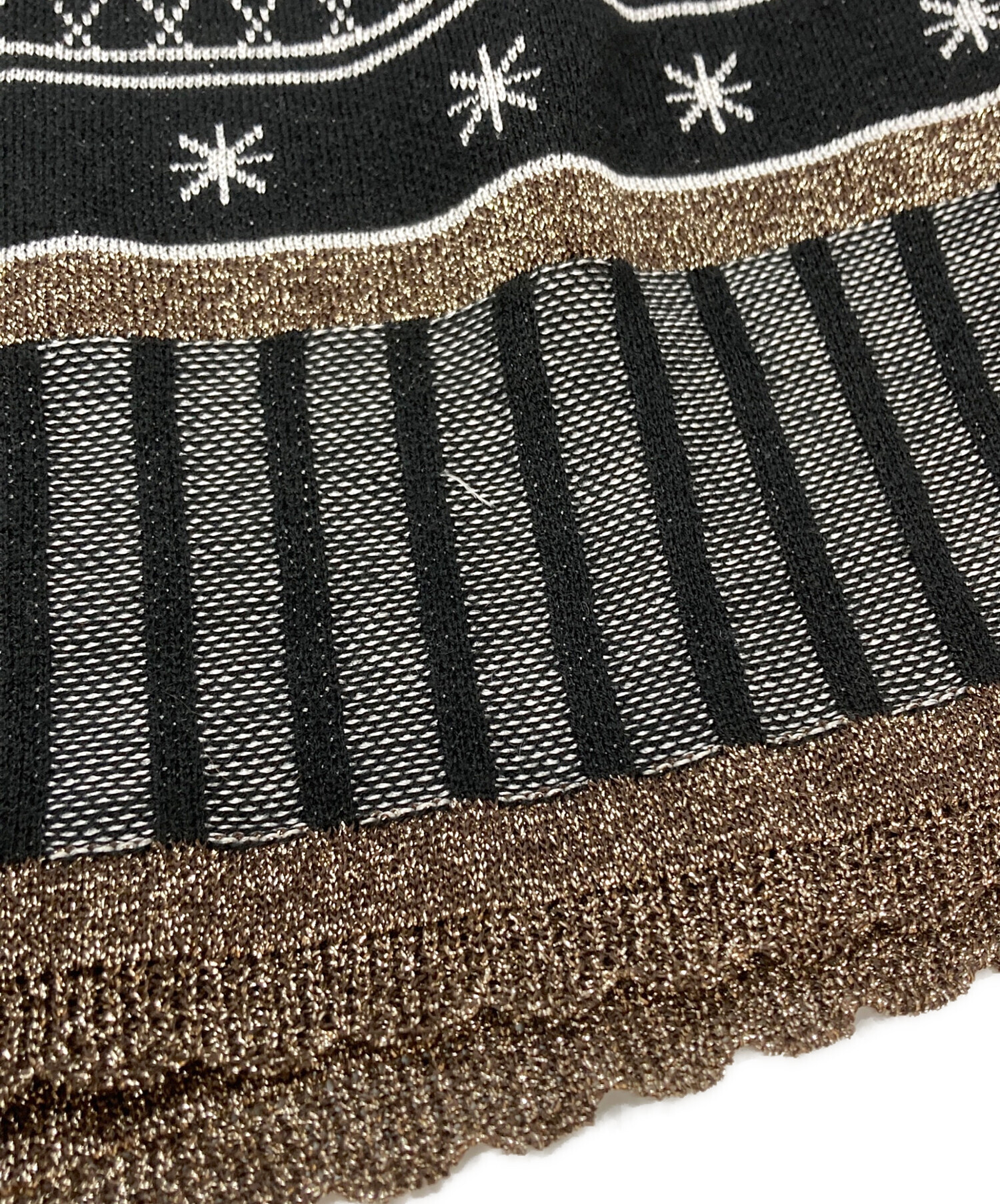 中古・古着通販】rurumu (ルルムウ) tribal tattoo knit tops 