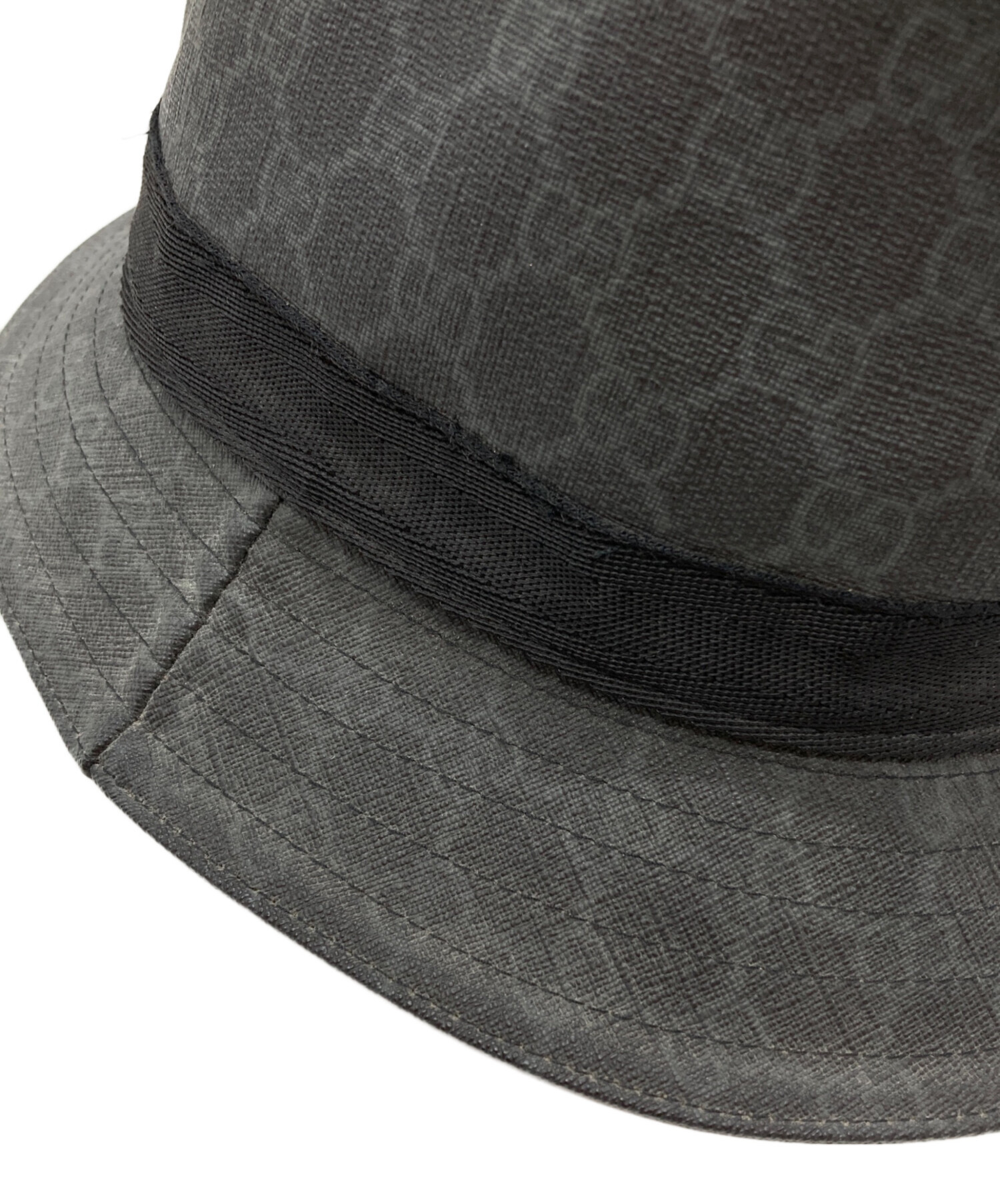 中古・古着通販】GUCCI (グッチ) GGグッチシマPVCコーティングハット