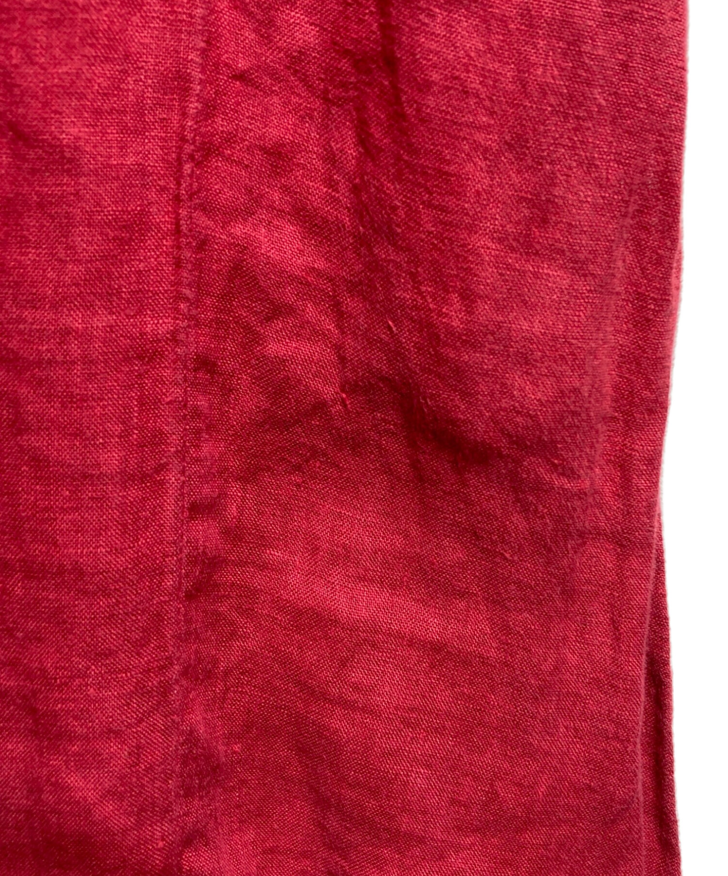 中古・古着通販】nest Robe (ネストローブ) リネンワンピース レッド