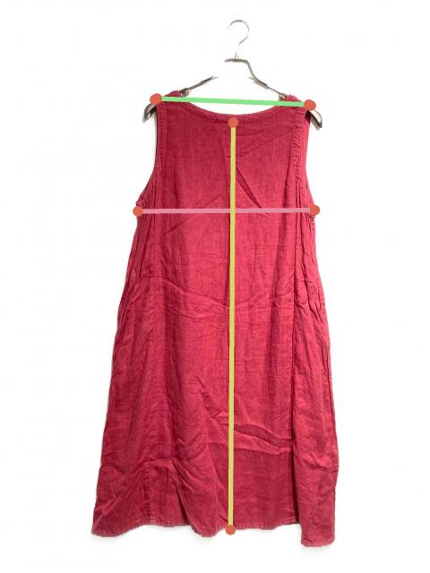 中古・古着通販】nest Robe (ネストローブ) リネンワンピース レッド