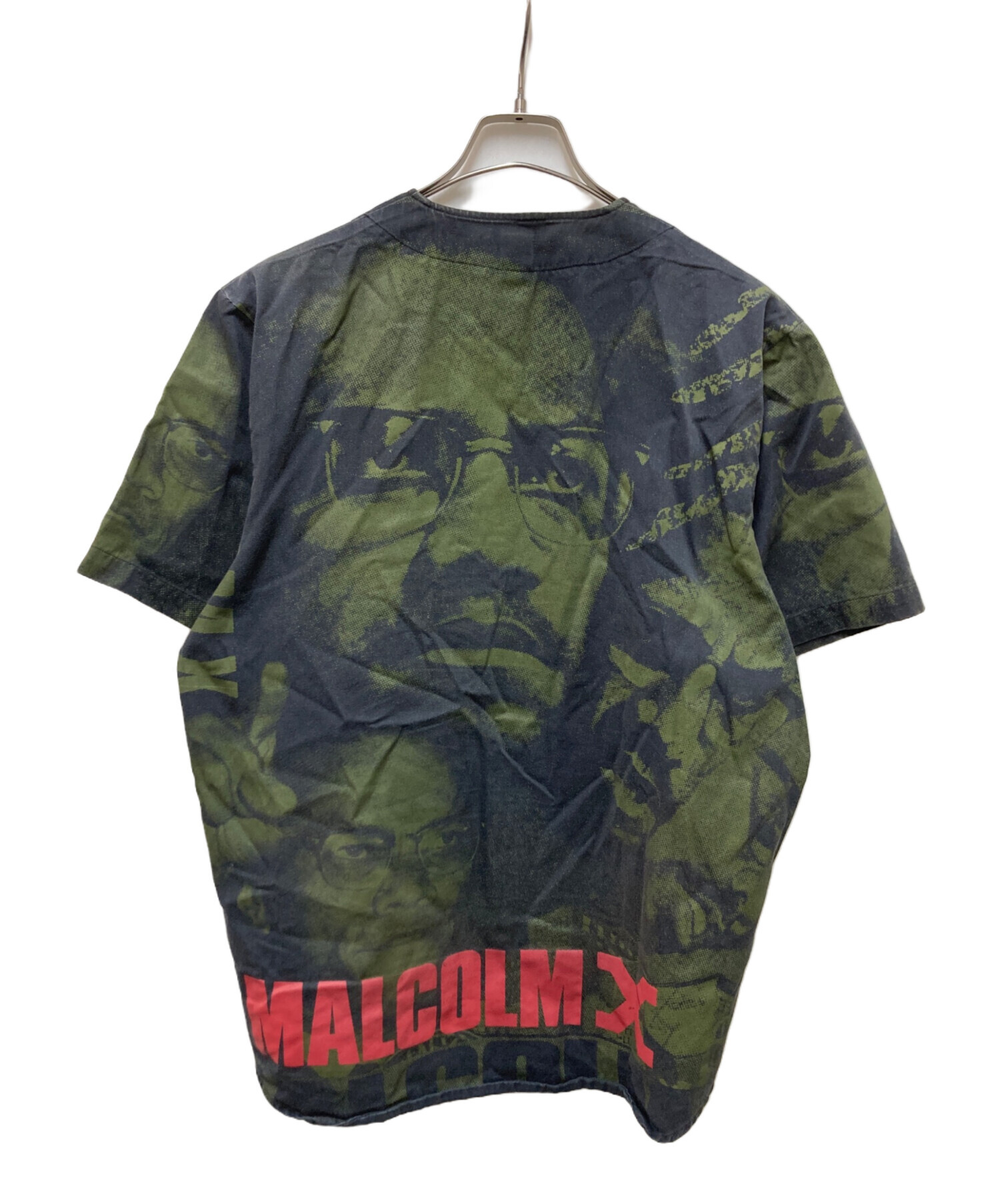 シャツ Supreme  MalcolmX  Baseball Shirt 中古・古着通販】Supreme (シュプリーム) Malcolm X Baseball Jersey