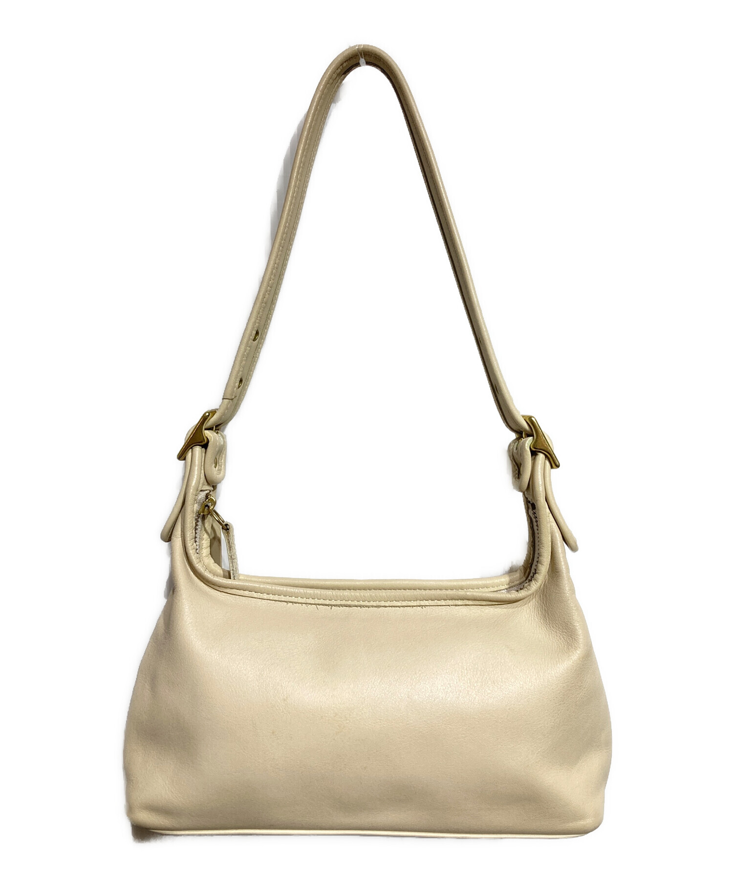 中古・古着通販】COACH (コーチ) ワンショルダーバッグ アイボリー 