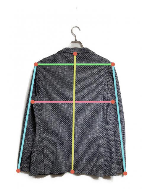 タリアトーレ　サマーコットンツイードジャケット　42 中古・古着通販】TAGLIATORE (タリアトーレ) サマーツイードジャケット